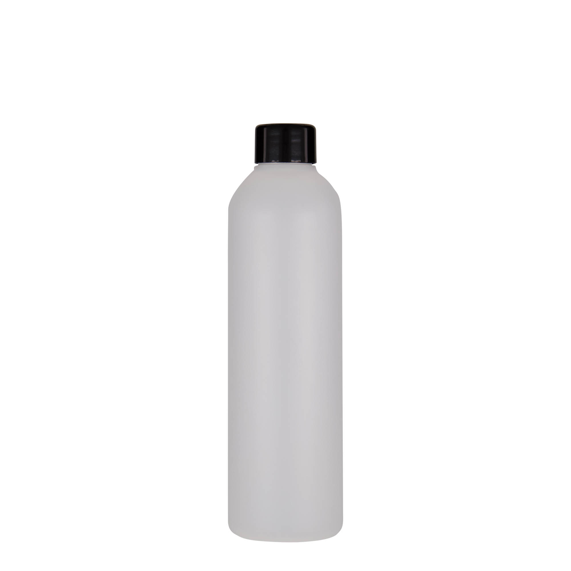 Flacon en plastique 250 ml 'Tuffy', HDPE, naturel, ouverture : 24/410 Flacon en plastique 250 ml 'Tuffy', HDPE, naturel, ouverture : 24/410