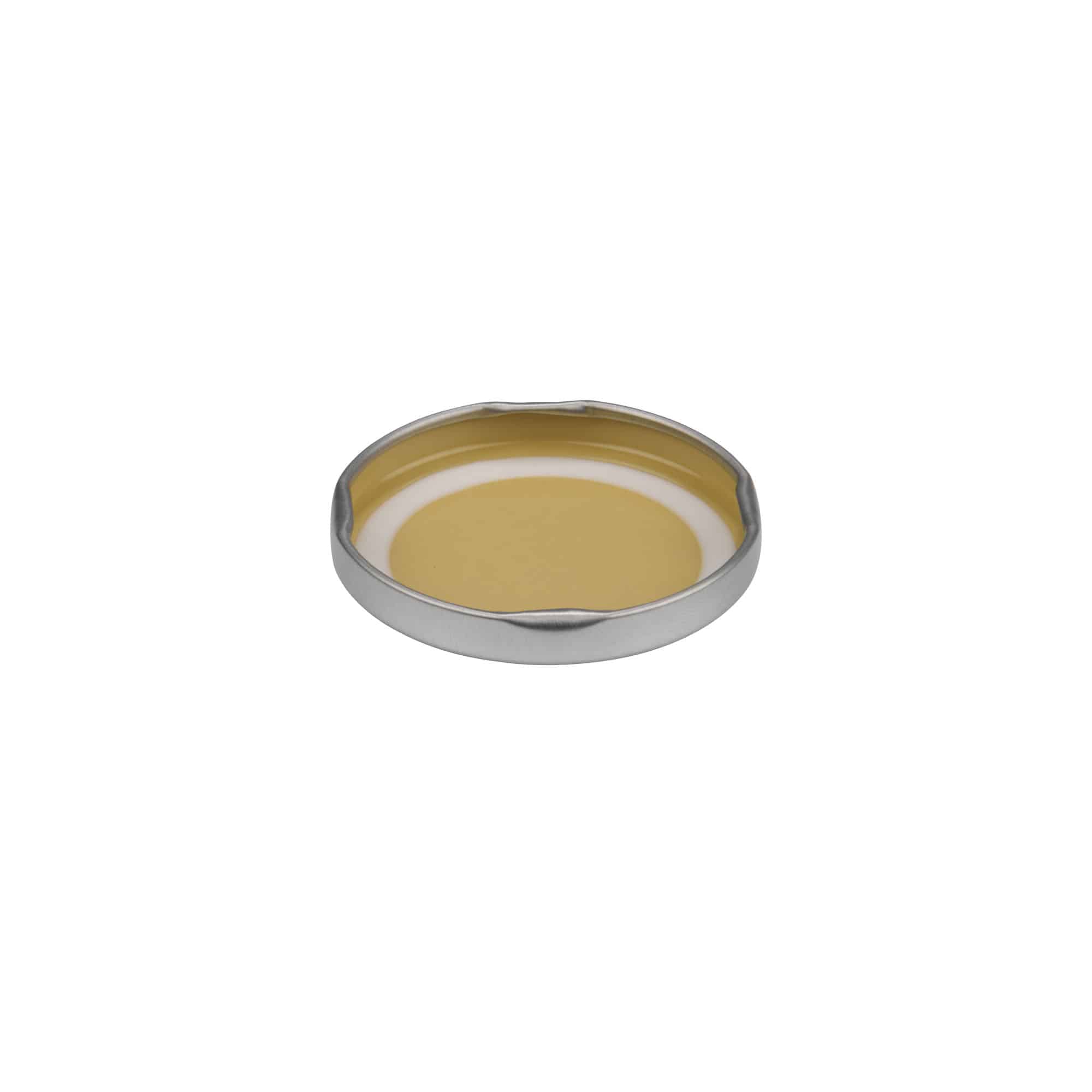 Couvercle Twist-Off, fer blanc, argenté, pour bouchage: TO 58