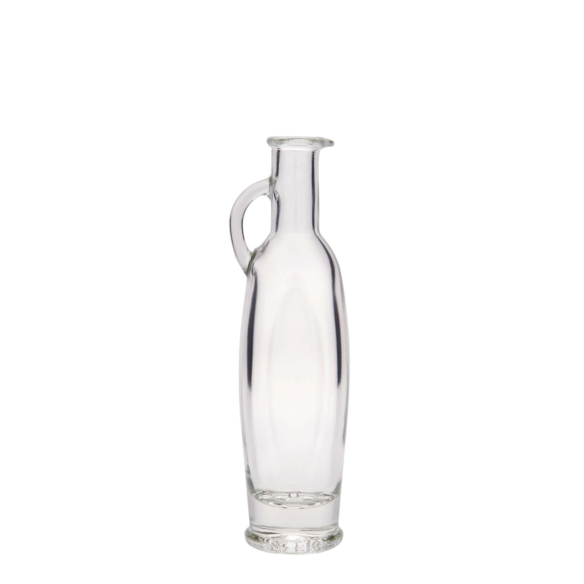 Flacon en verre de 100 ml « Eleganta », ovale, ouverture : bouchon en liège