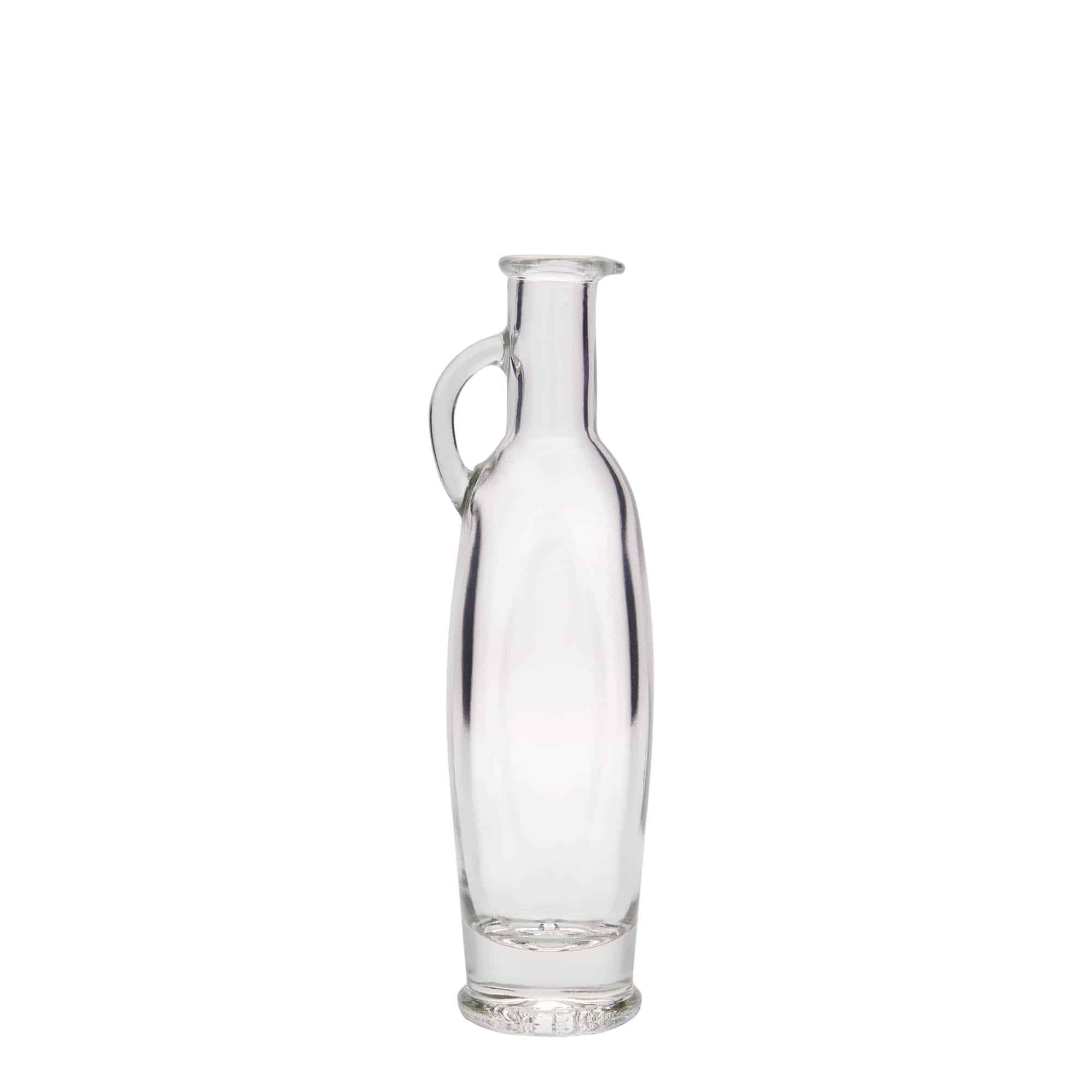 Flacon en verre de 100 ml « Eleganta », ovale, ouverture : bouchon en liège