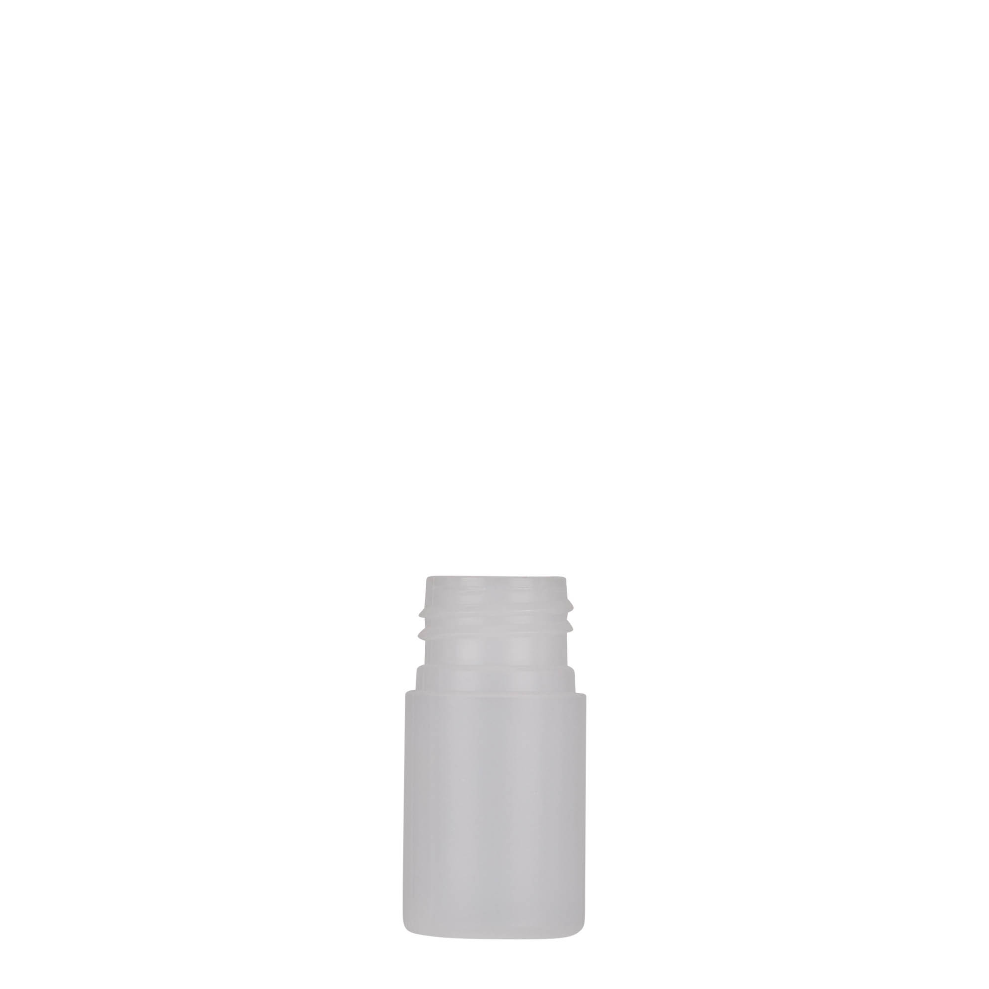 Flacon en plastique de 15 ml 'Tuffy', HDPE, naturel, col : 24/410 Flacon en plastique de 15 ml 'Tuffy', HDPE, naturel, col : 24/410
