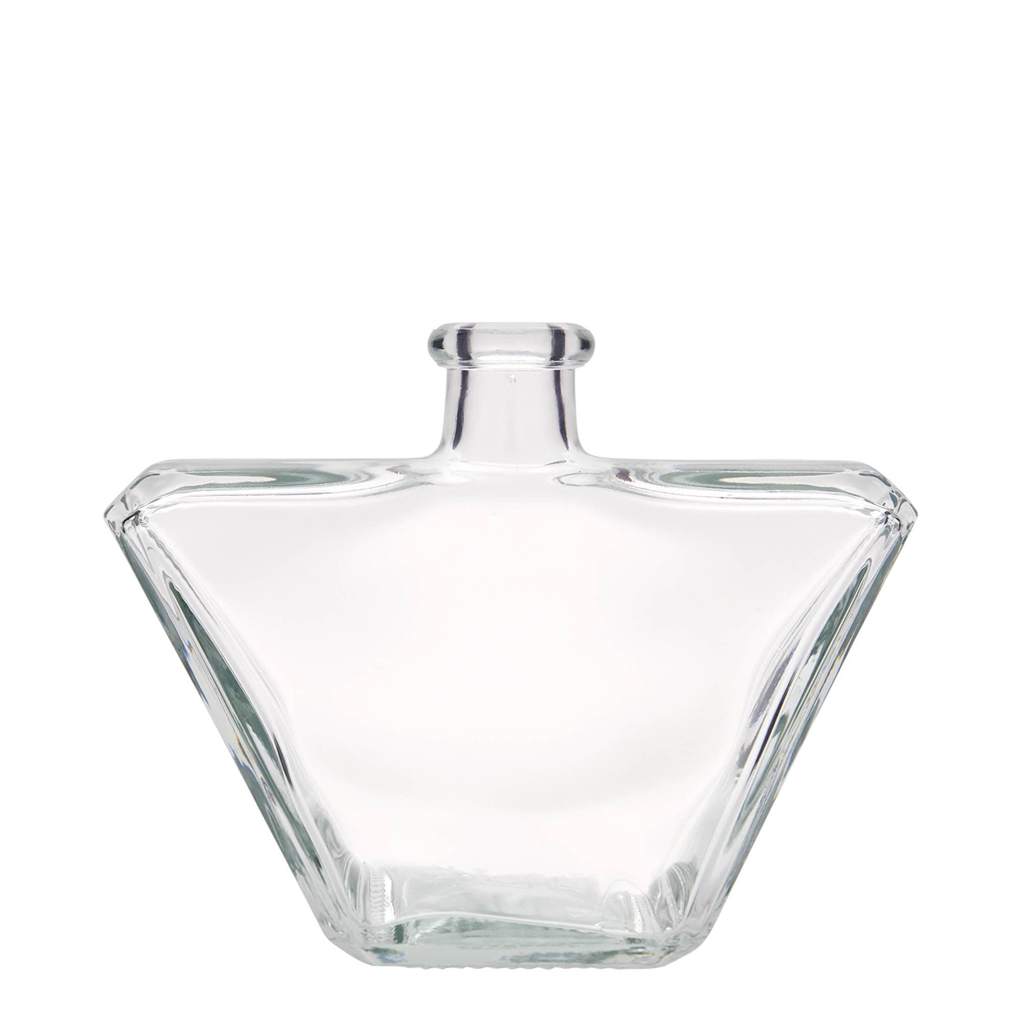 Bouteille en verre 500 ml 'Charly', rectangulaire, ouverture : bouchon en liège