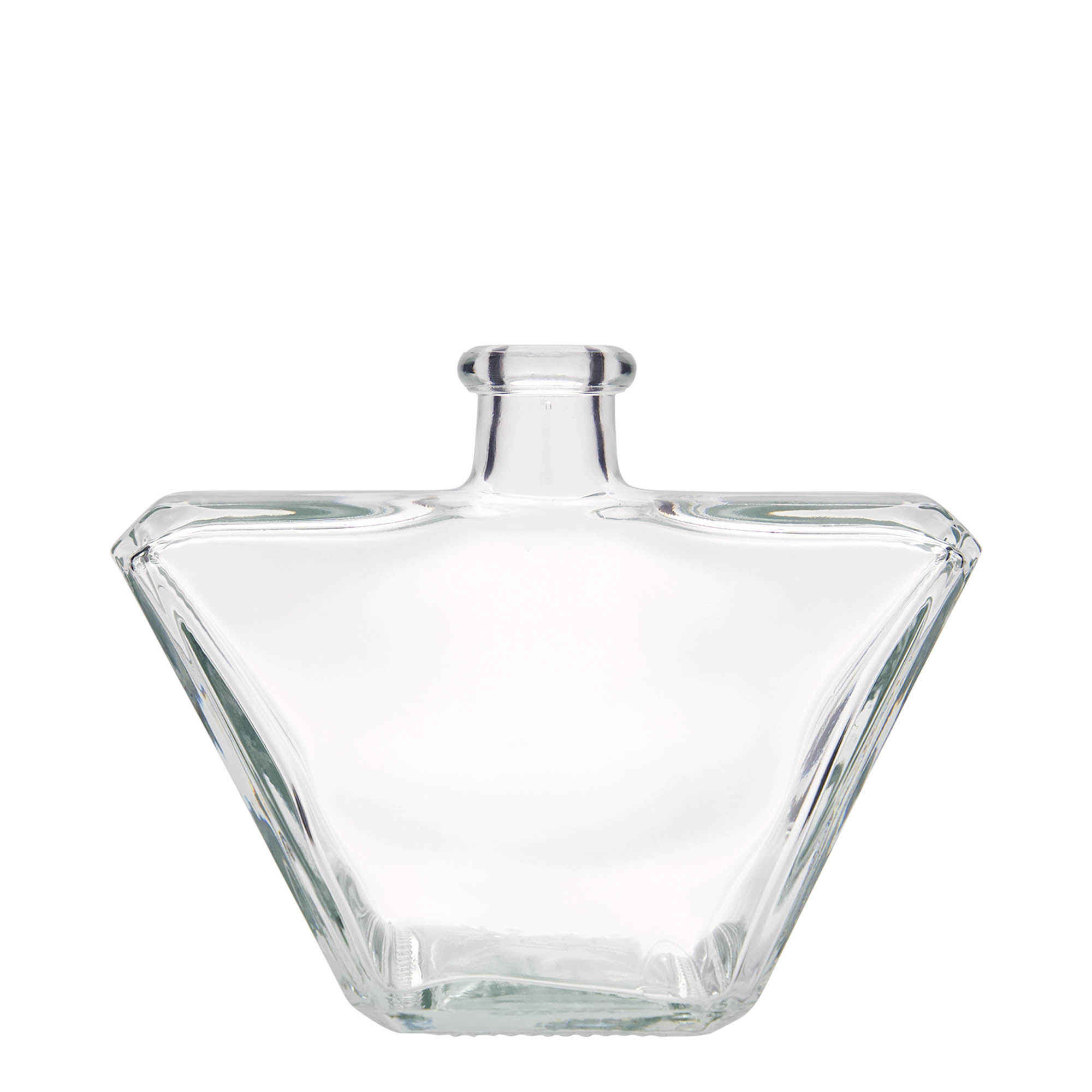 Bouteille en verre 500 ml 'Charly', rectangulaire, ouverture : bouchon en liège Bouteille en verre 500 ml 'Charly', rectangulaire, ouverture : bouchon en liège