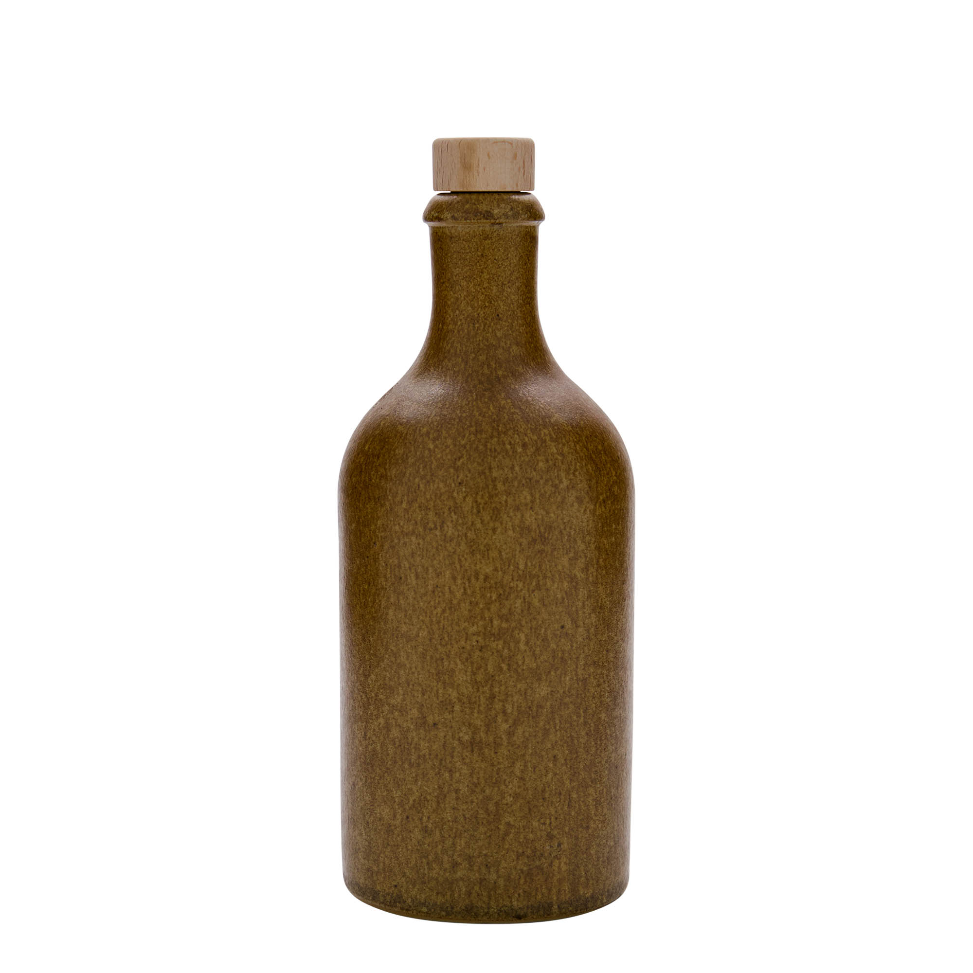 Cruche en terre cuite 500 ml, grès, brun-cristallisé, ouverture : liège Cruche en terre cuite 500 ml, grès, brun-cristallisé, ouverture : liège