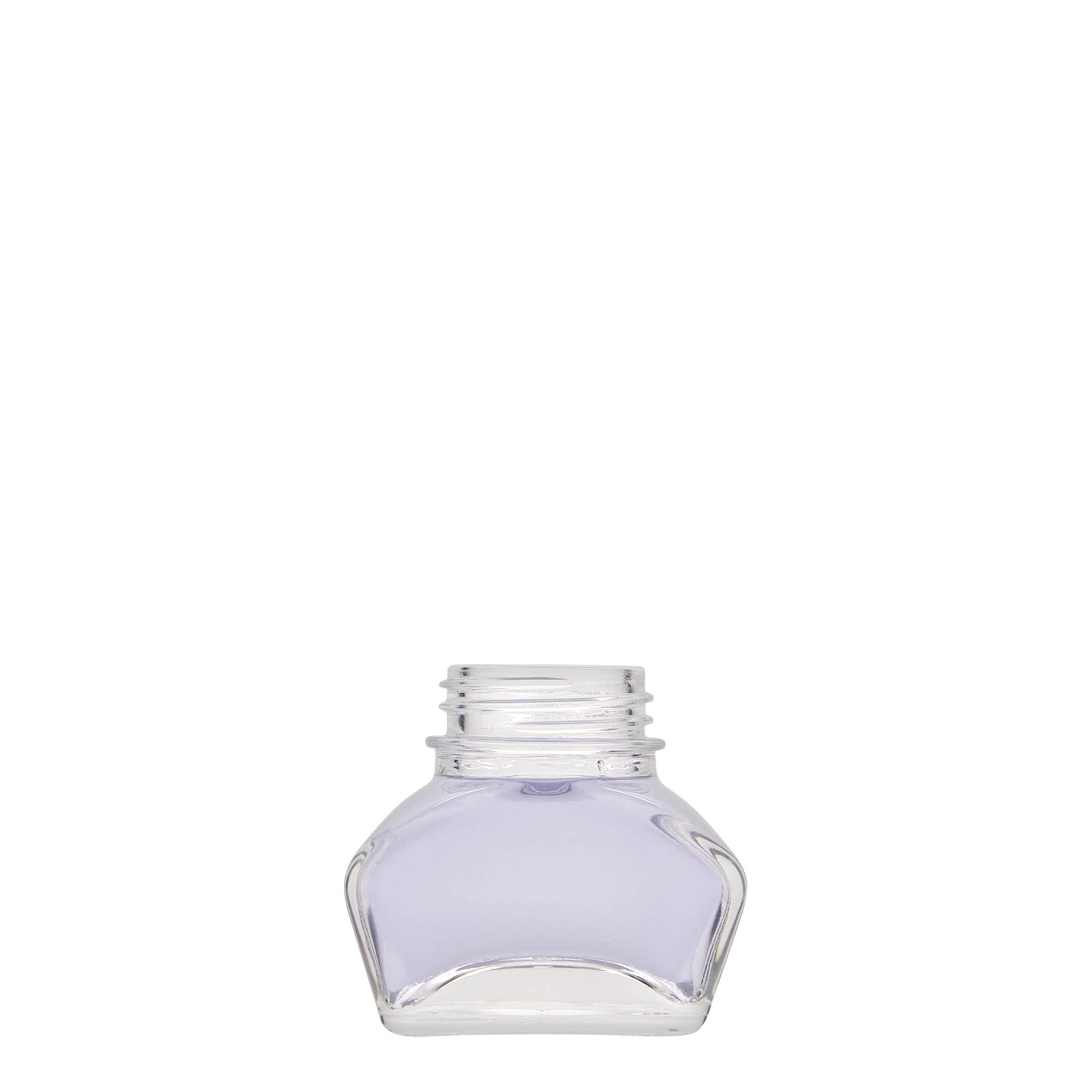 30 ml encrier, rectangulaire, ouverture : bouchon à vis