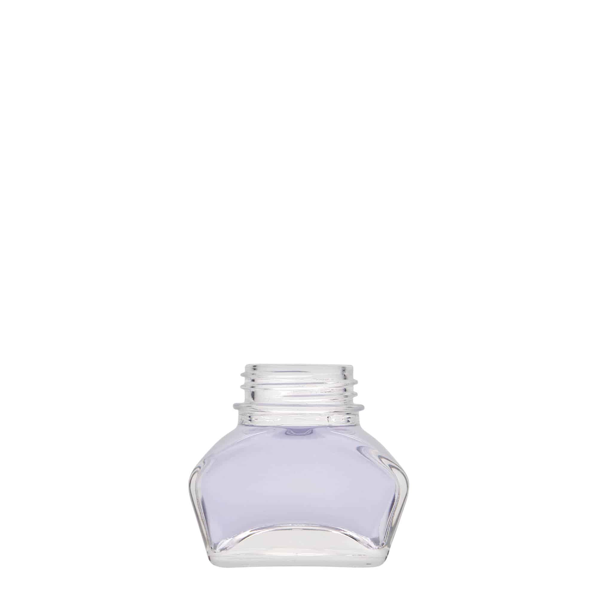 30 ml encrier, rectangulaire, ouverture : bouchon à vis