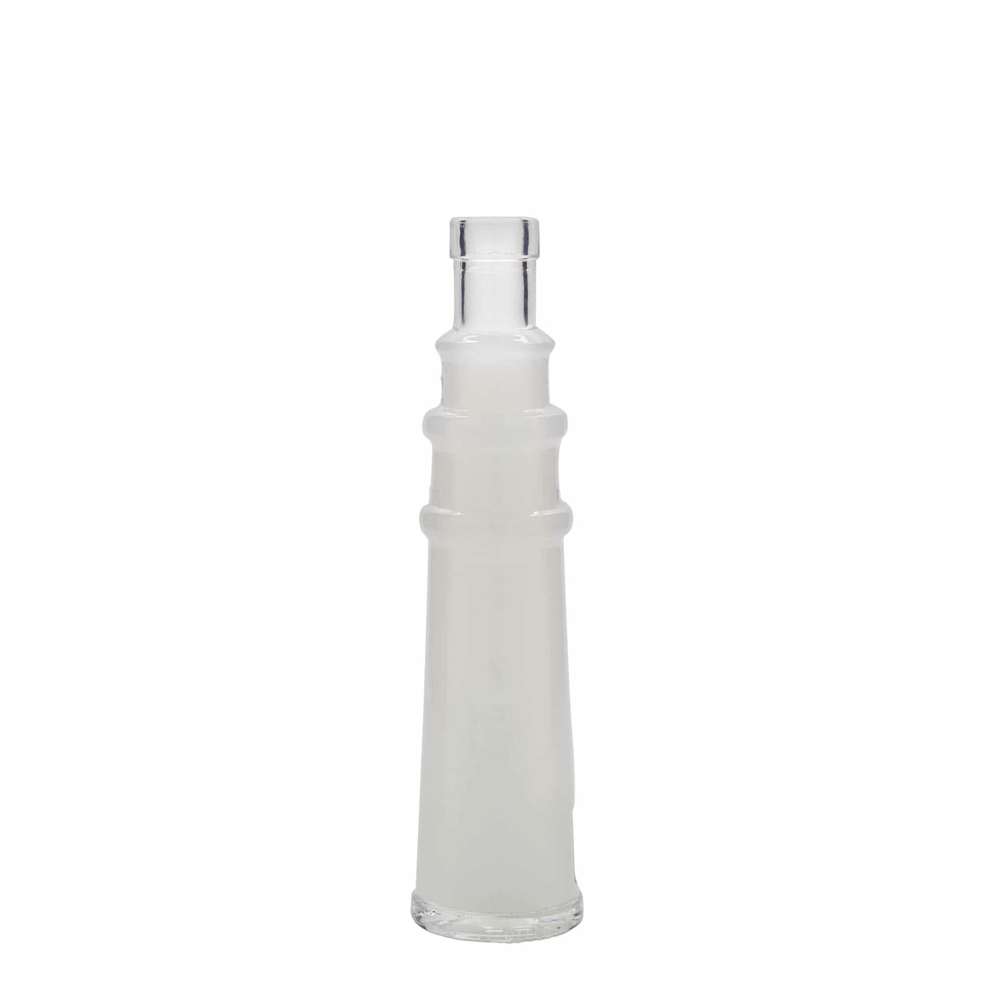 Flacon en verre 100 ml « Leuchtturm », ouverture : bouchon en liège Flacon en verre 100 ml « Leuchtturm », ouverture : bouchon en liège