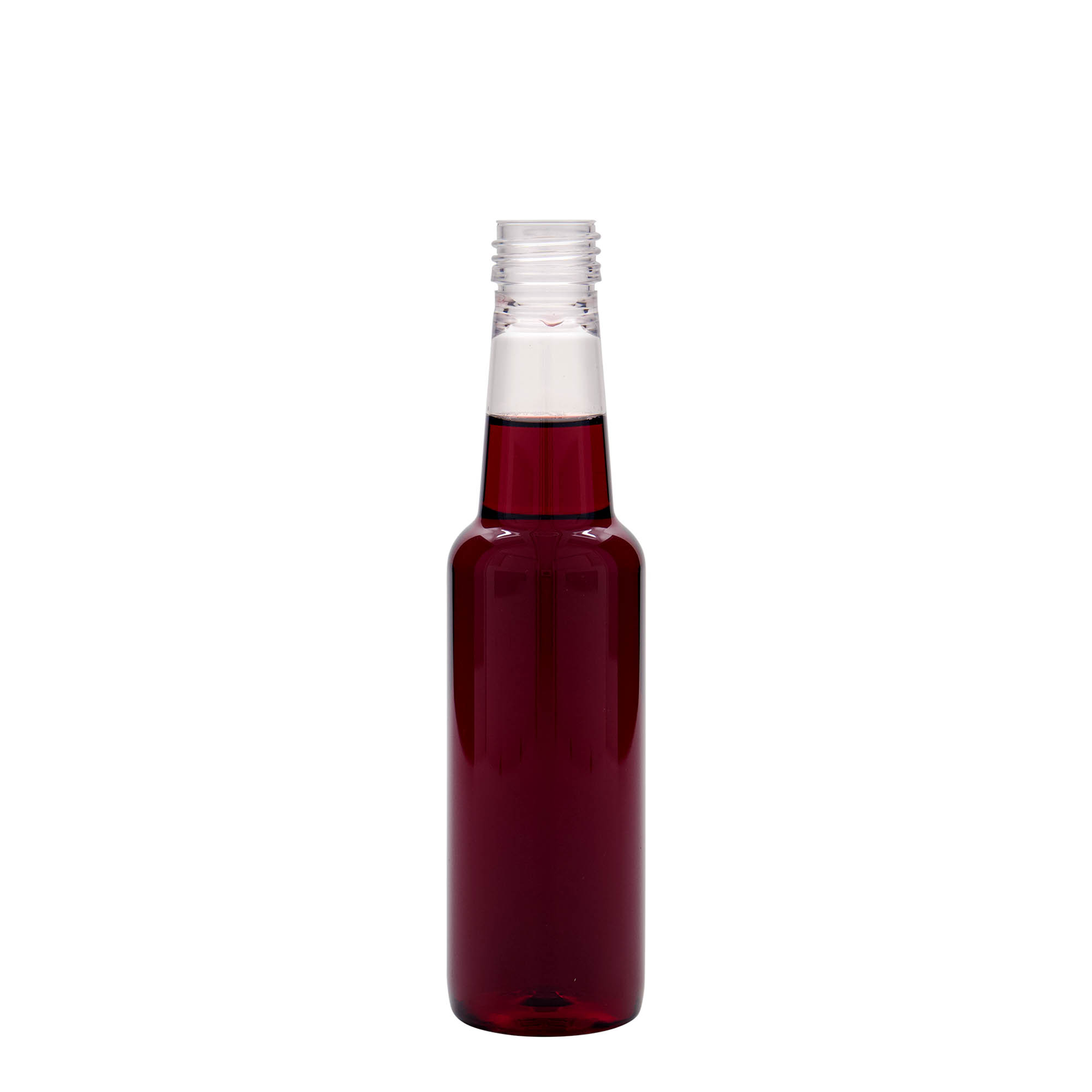 Bouteille PET 250 ml « Vin », plastique, ouverture : PP 28