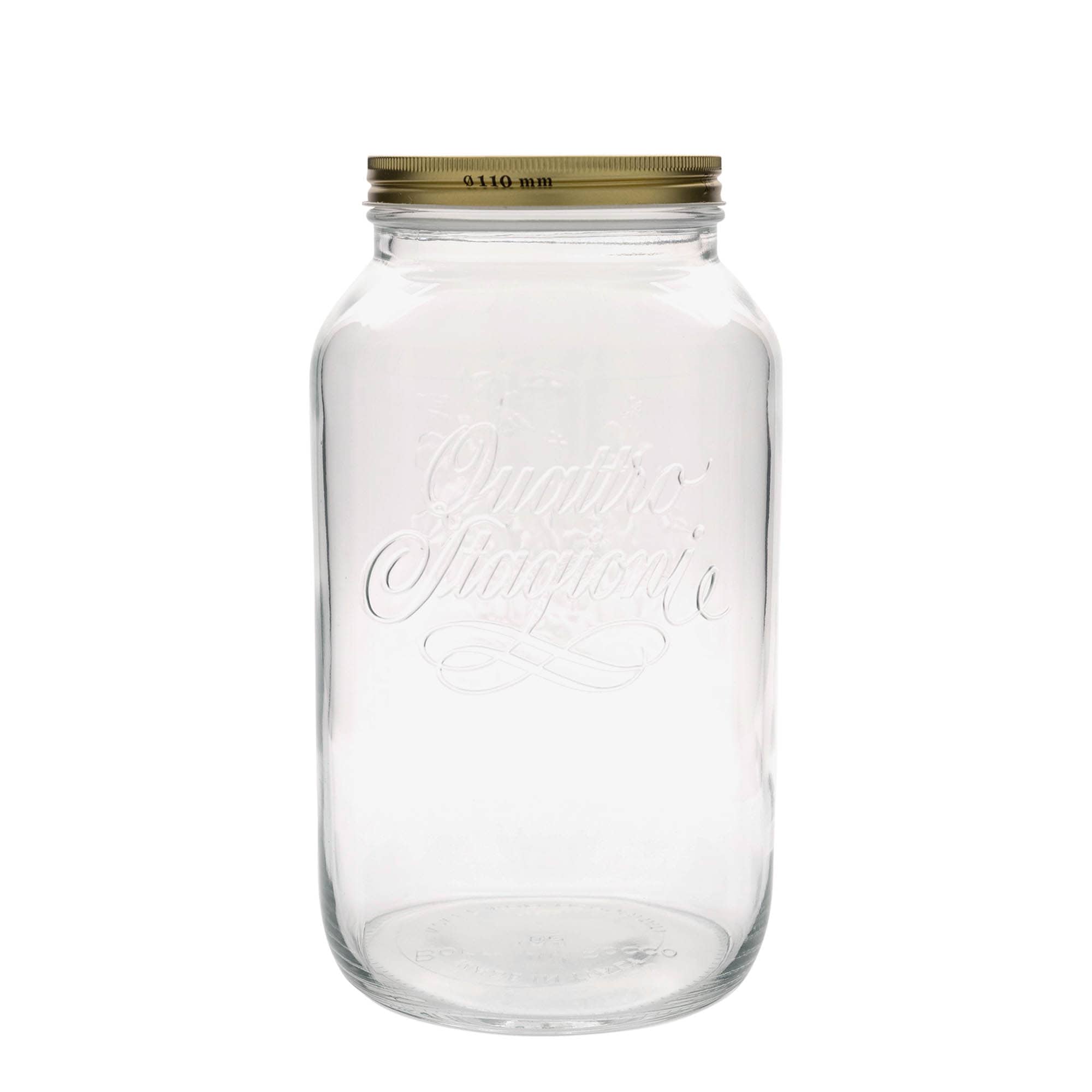 3 800 ml verre 'Quattro Stagioni', ouverture : bouchon à vis