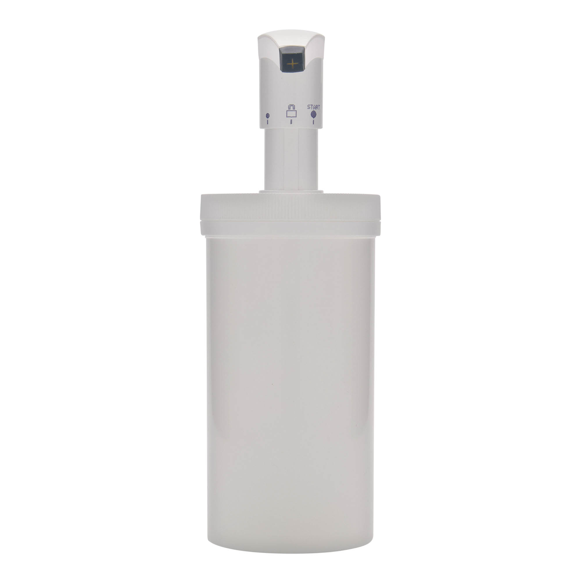Flacon distributeur 655 ml 'Securibox', plastique PP, blanc, ouverture : bouchon à vis