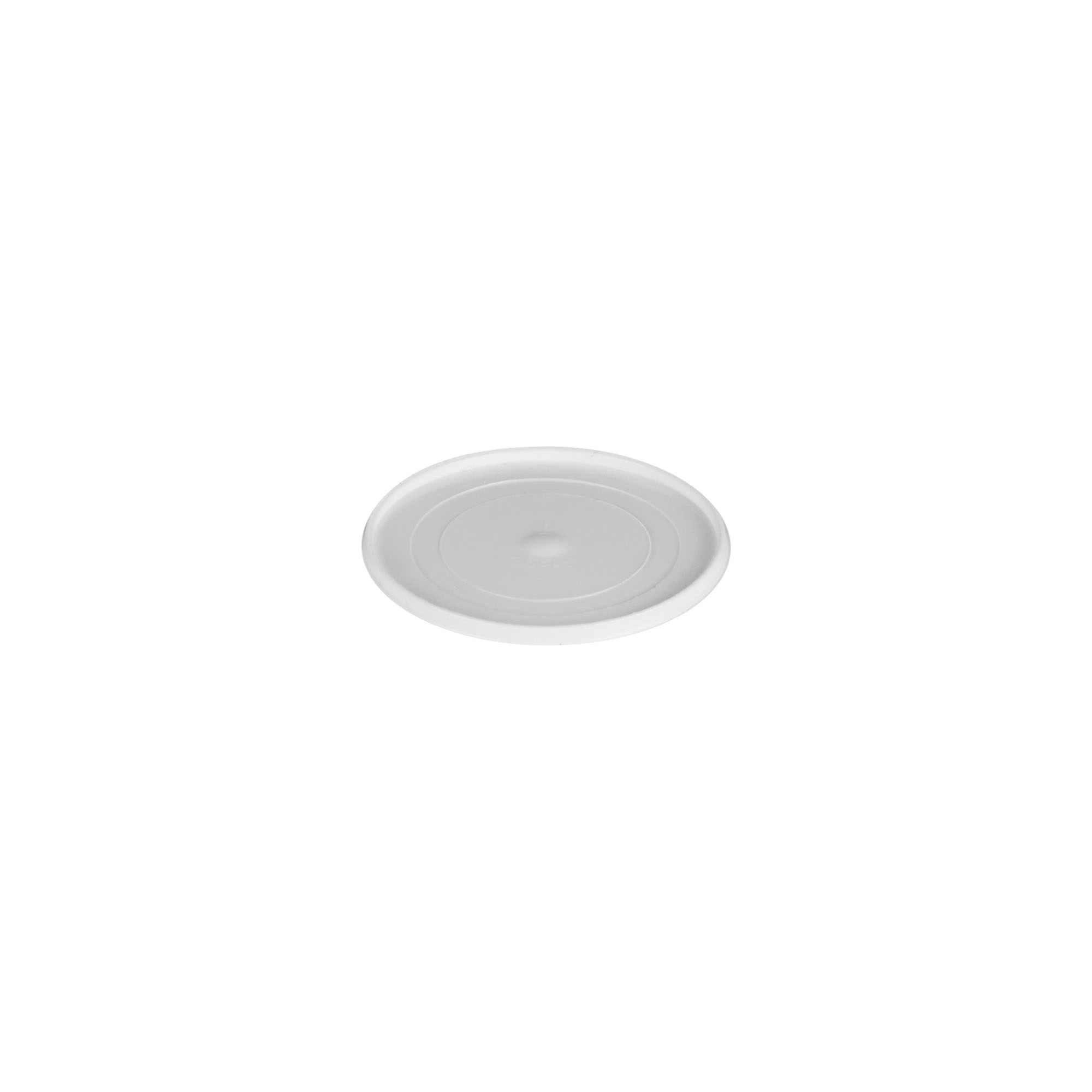 Disque de couverture pour 5 ml 'Bianca', plastique PP, blanc