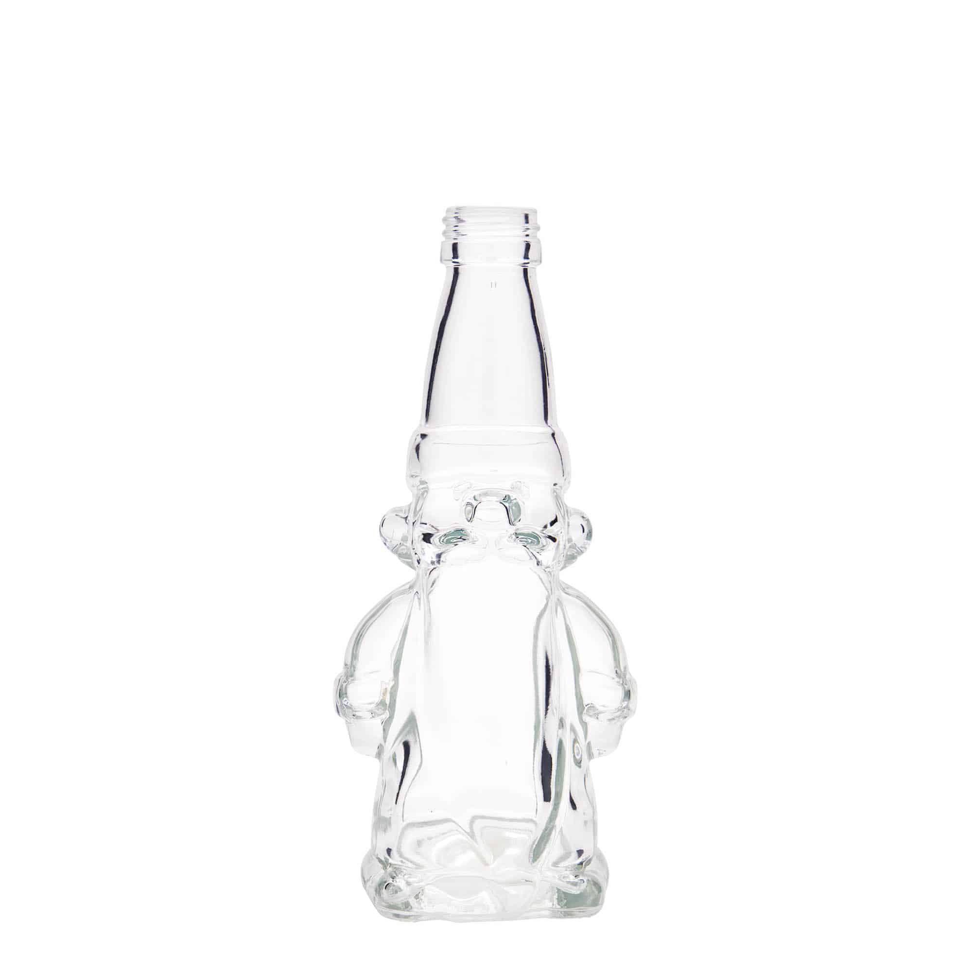 Bouteille en verre 200 ml 'Lutin de Noël', bouchage: PP 28 Bouteille en verre 200 ml 'Lutin de Noël', bouchage: PP 28