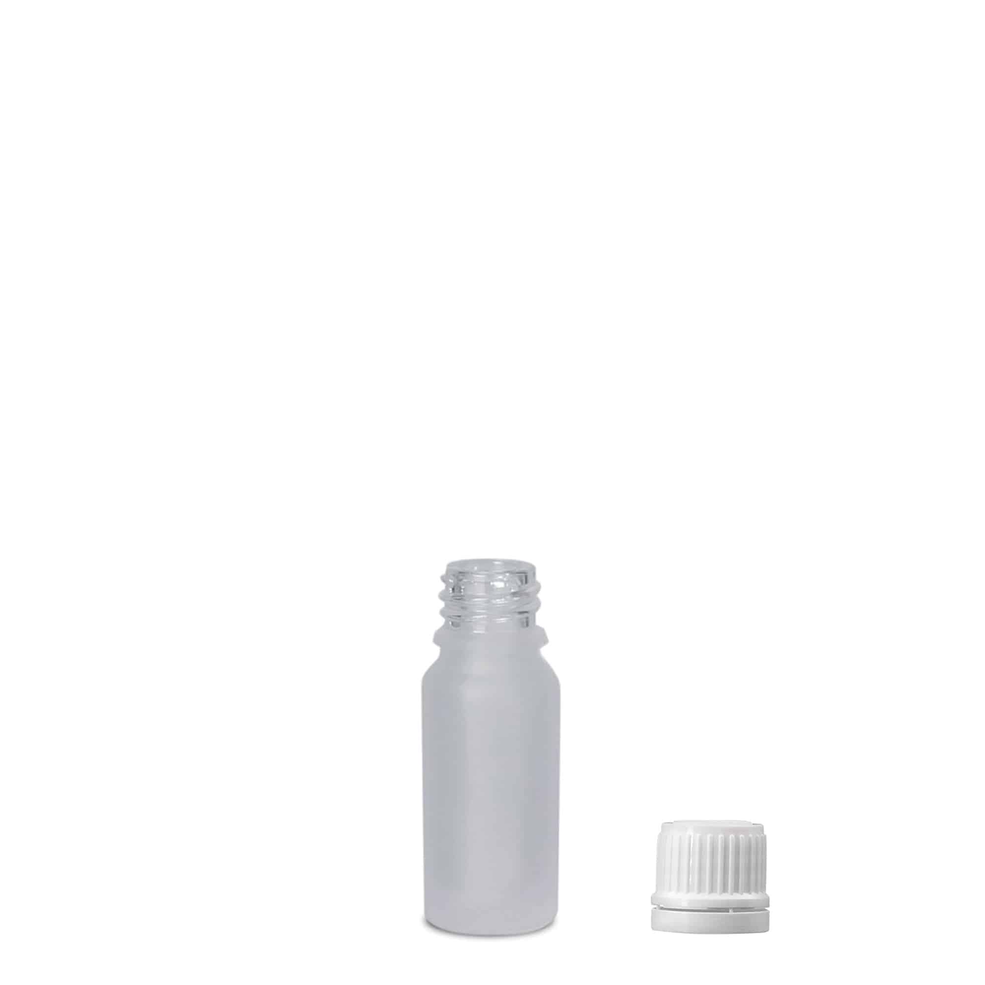 Flacon médical 10 ml, verre, givré, ouverture : DIN 18