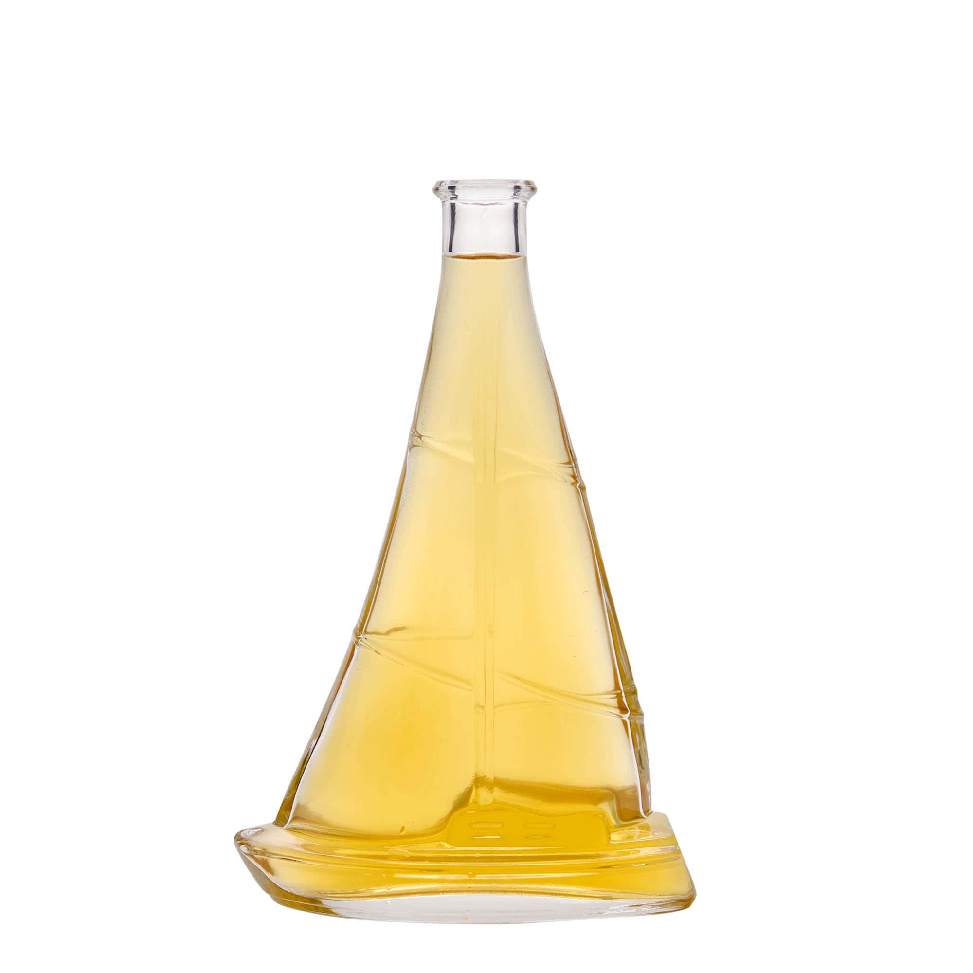 Bouteille en verre 350 ml « Voilier », ouverture : bouchon en liège