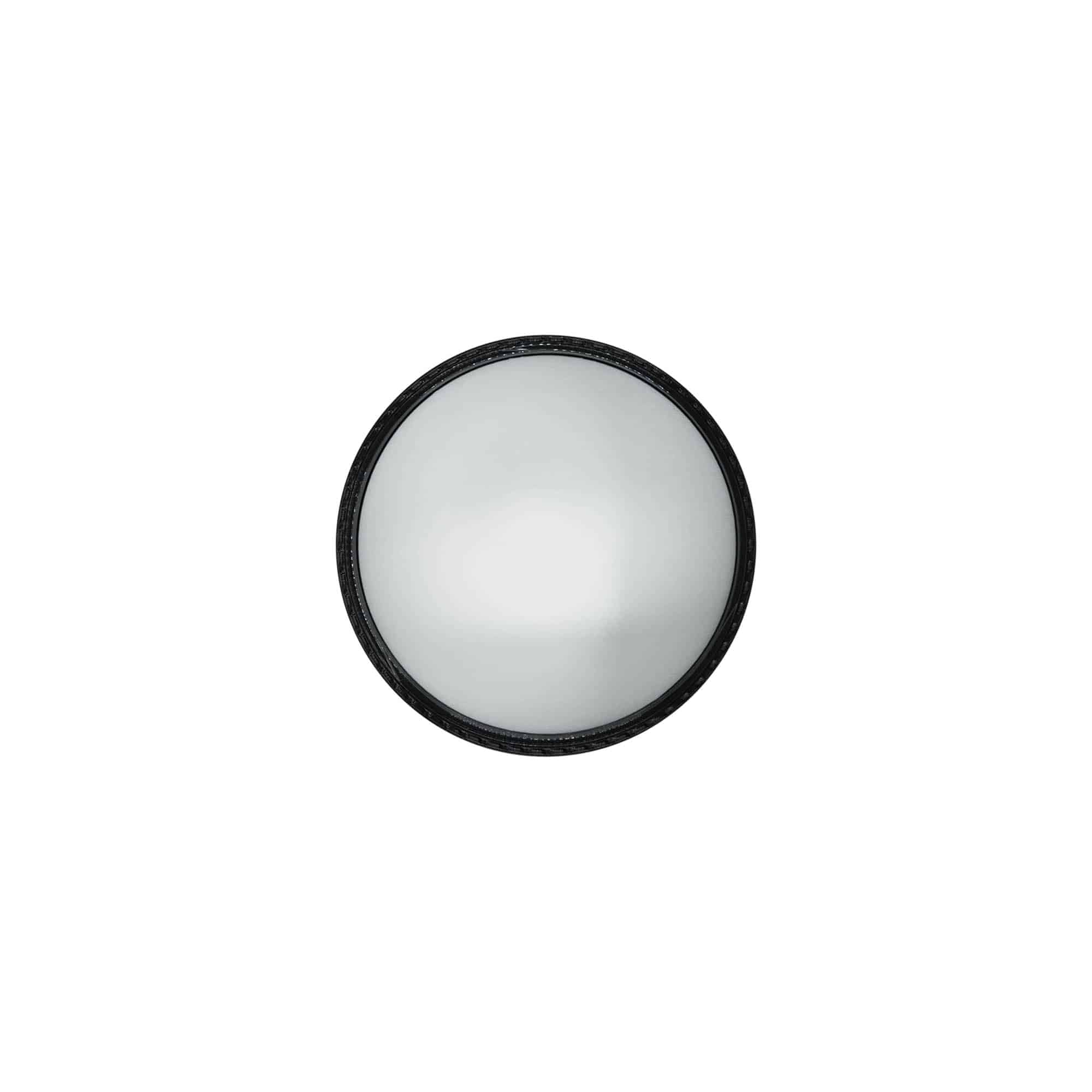 Bouchon à vis pour 50 ml 'Antonella', plastique PP, noir Bouchon à vis pour 50 ml 'Antonella', plastique PP, noir