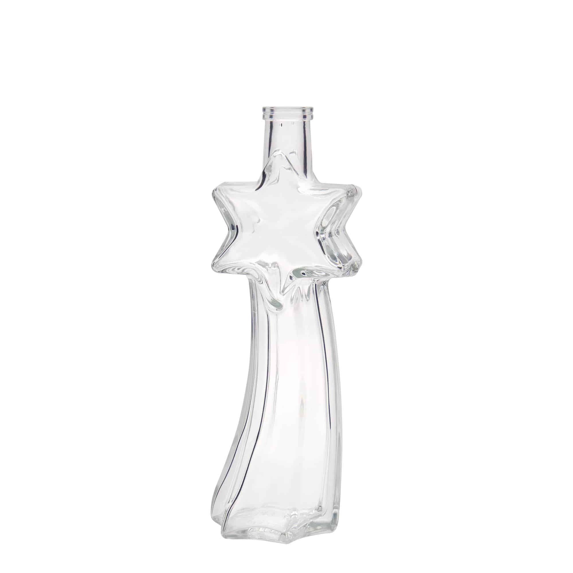 Flacon en verre 200 ml « Étoile filante », ouverture : bouchon en liège