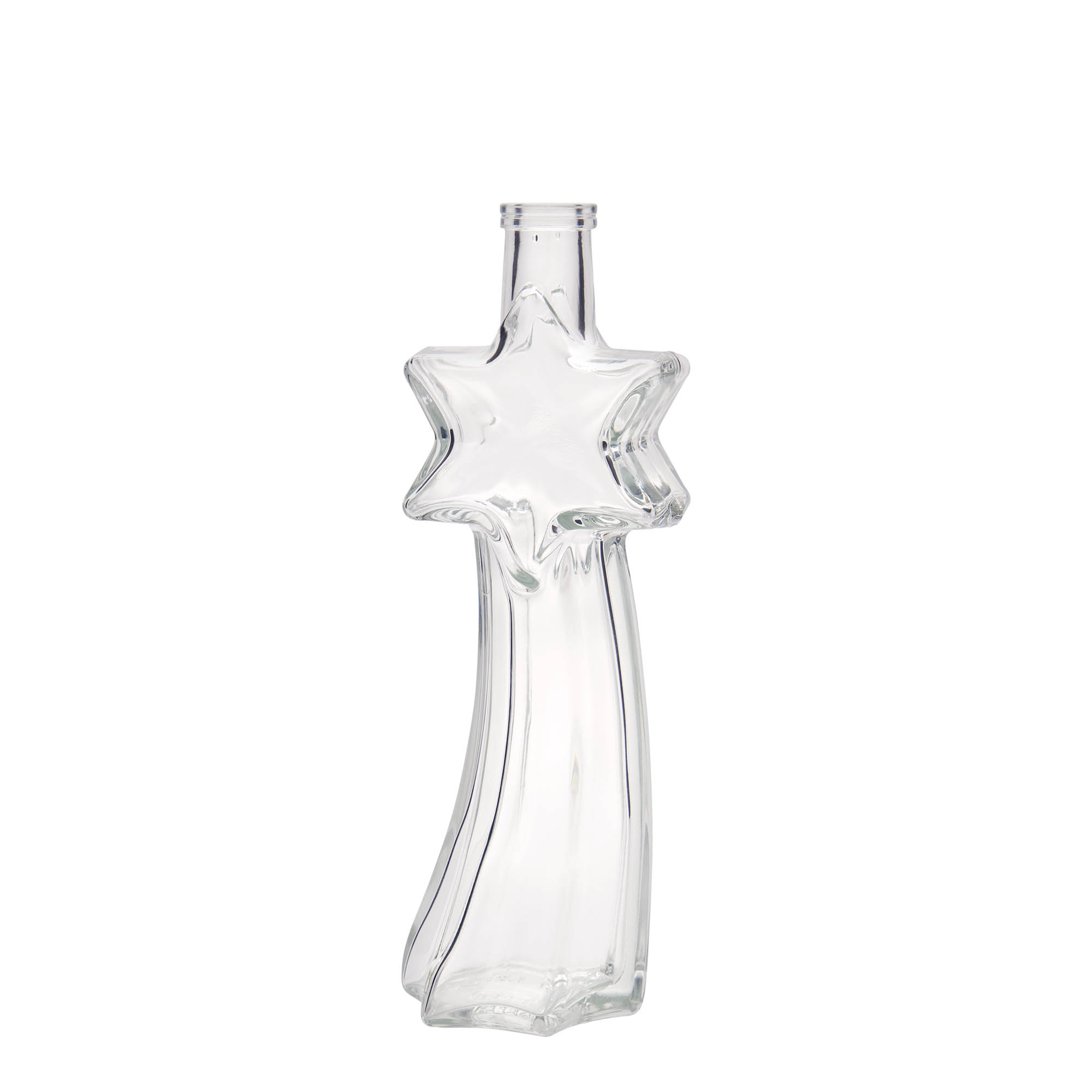 Flacon en verre 200 ml « Étoile filante », ouverture : bouchon en liège Flacon en verre 200 ml « Étoile filante », ouverture : bouchon en liège