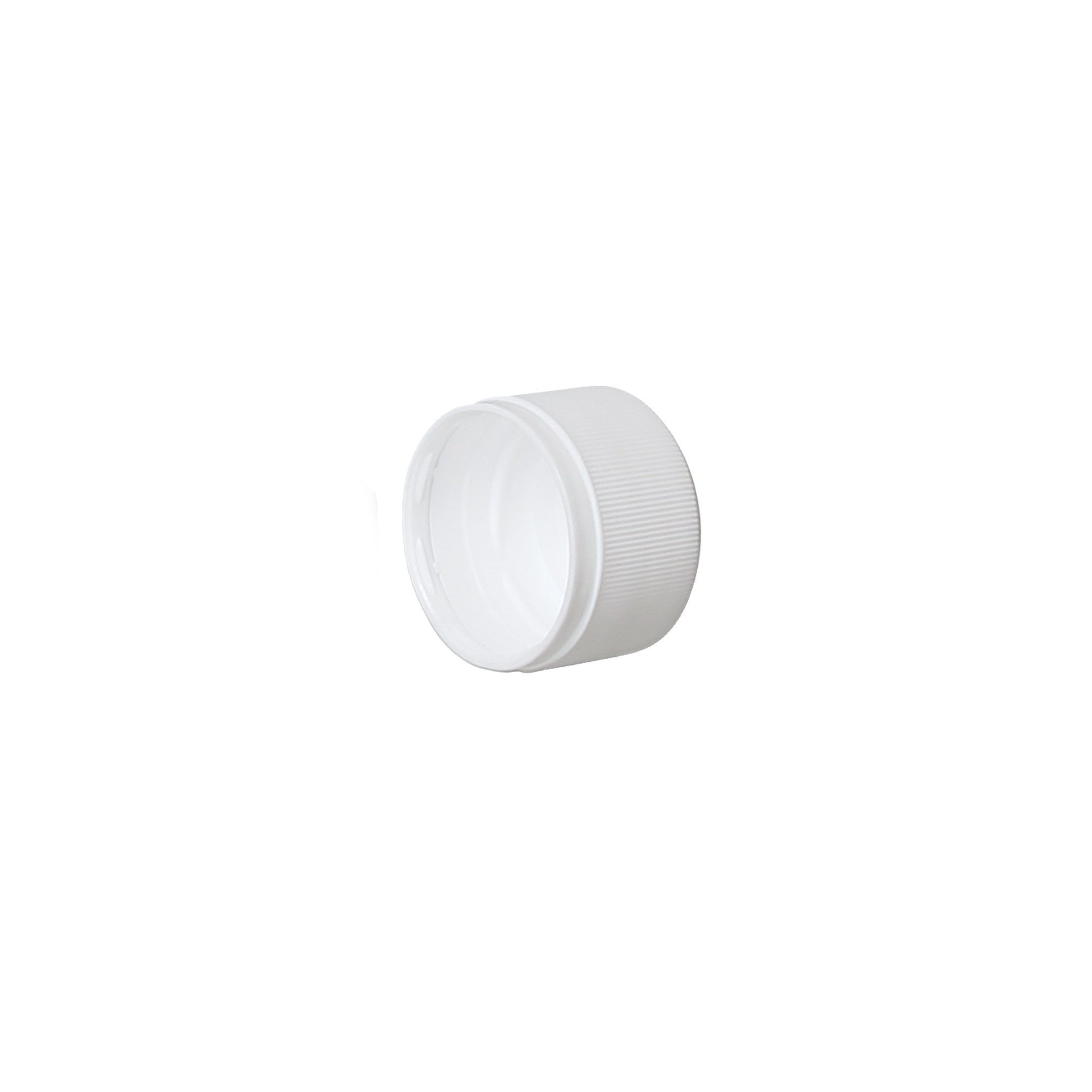 Bouchon à vis Variante A, plastique PP, blanc, pour ouverture : PP 28 Bouchon à vis Variante A, plastique PP, blanc, pour ouverture : PP 28