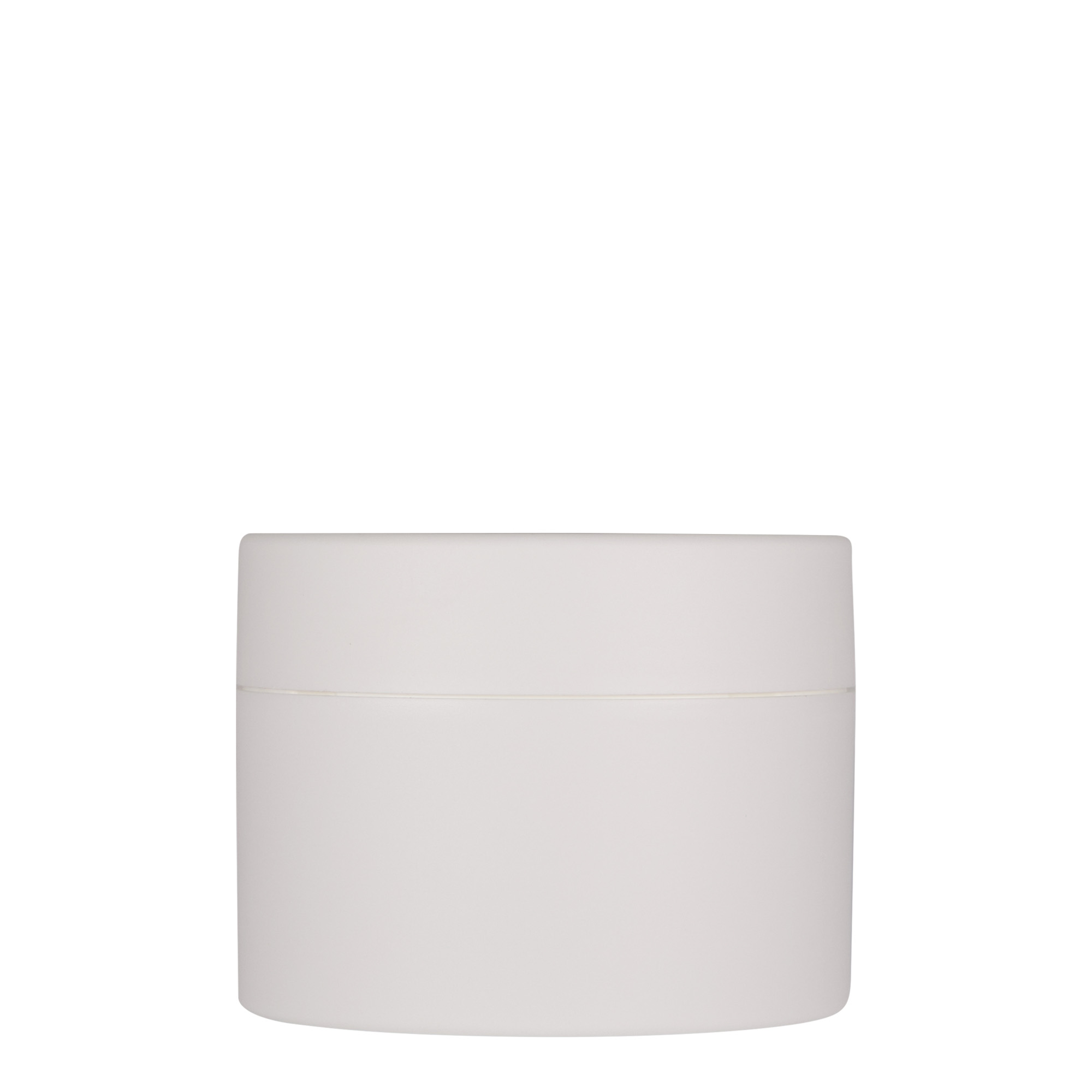 250 ml boîte en plastique 'Antonella', PP, blanc, ouverture : bouchon à vis