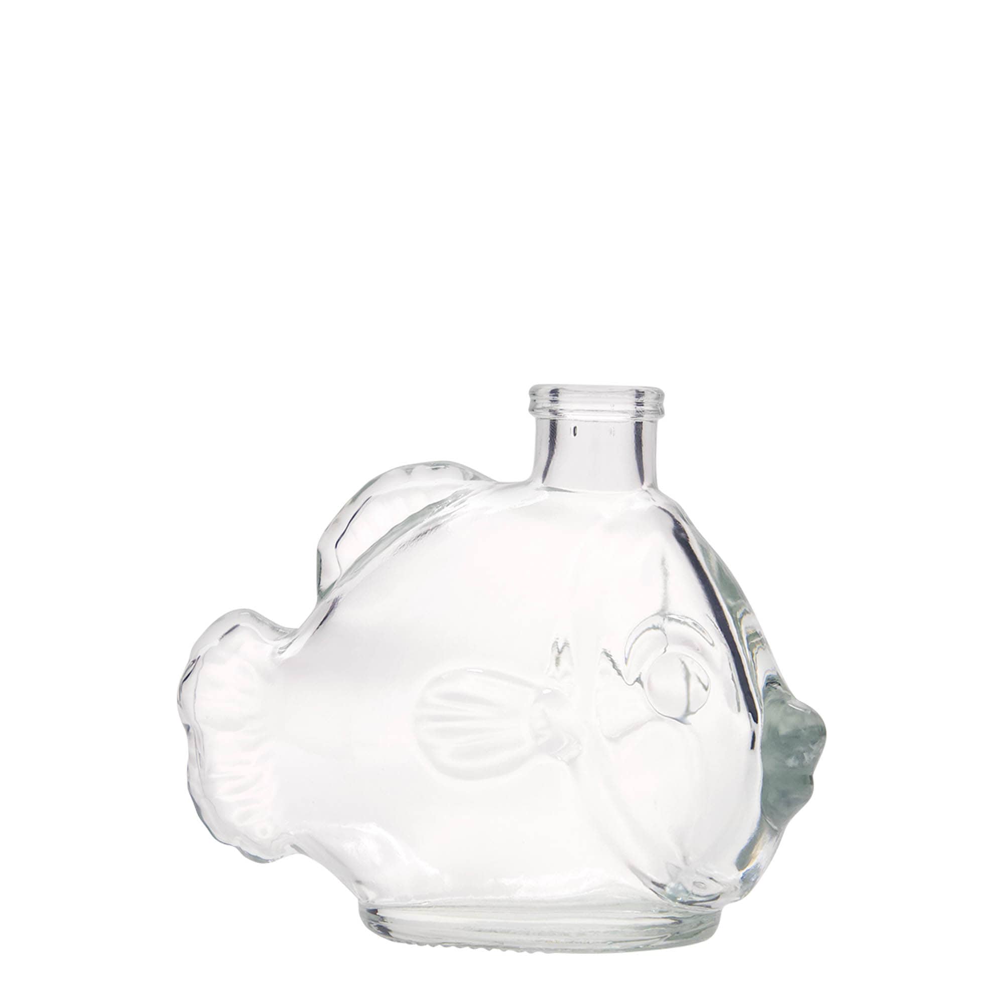 Flacon en verre 200 ml « Poisson », ouverture : liège