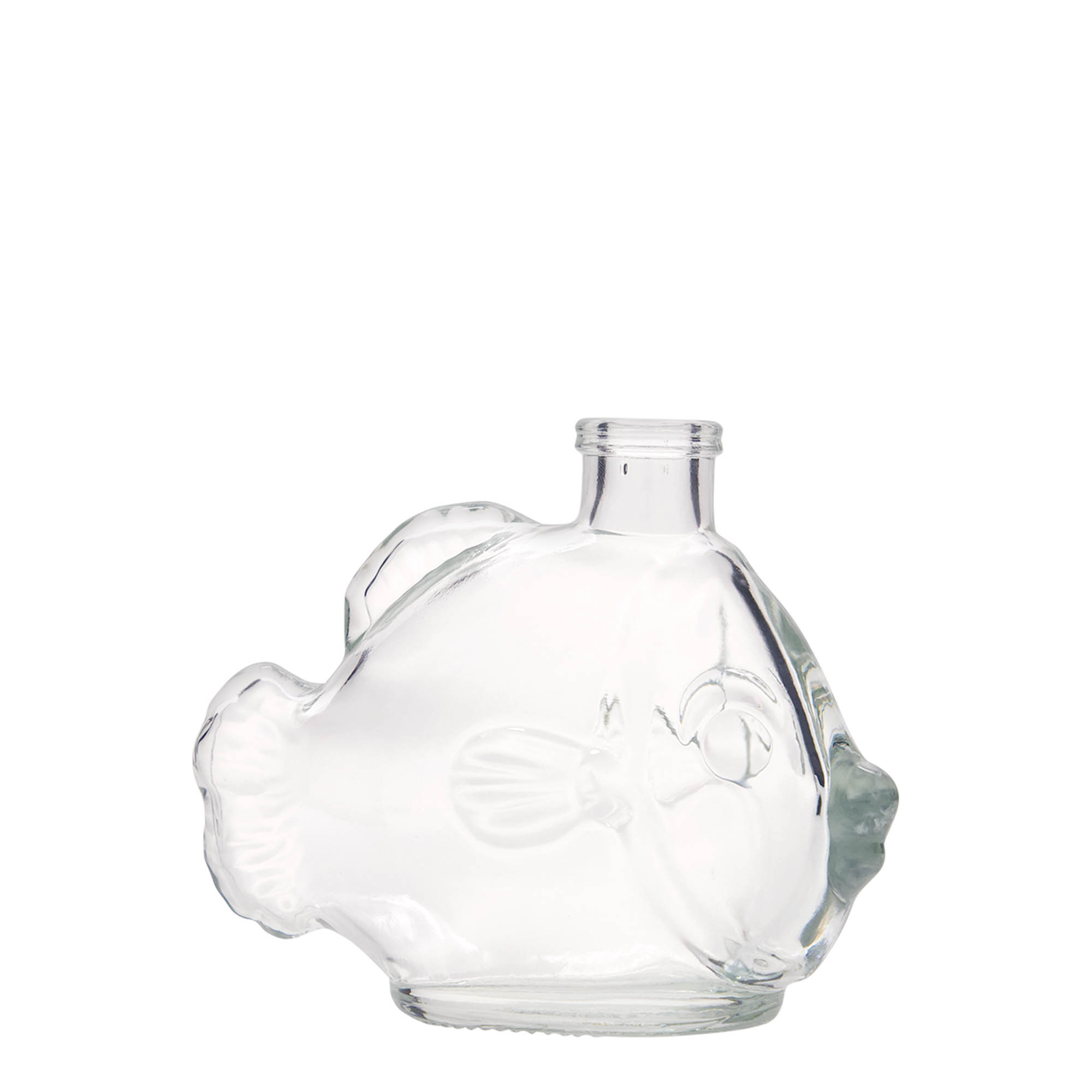 Flacon en verre 200 ml « Poisson », ouverture : liège