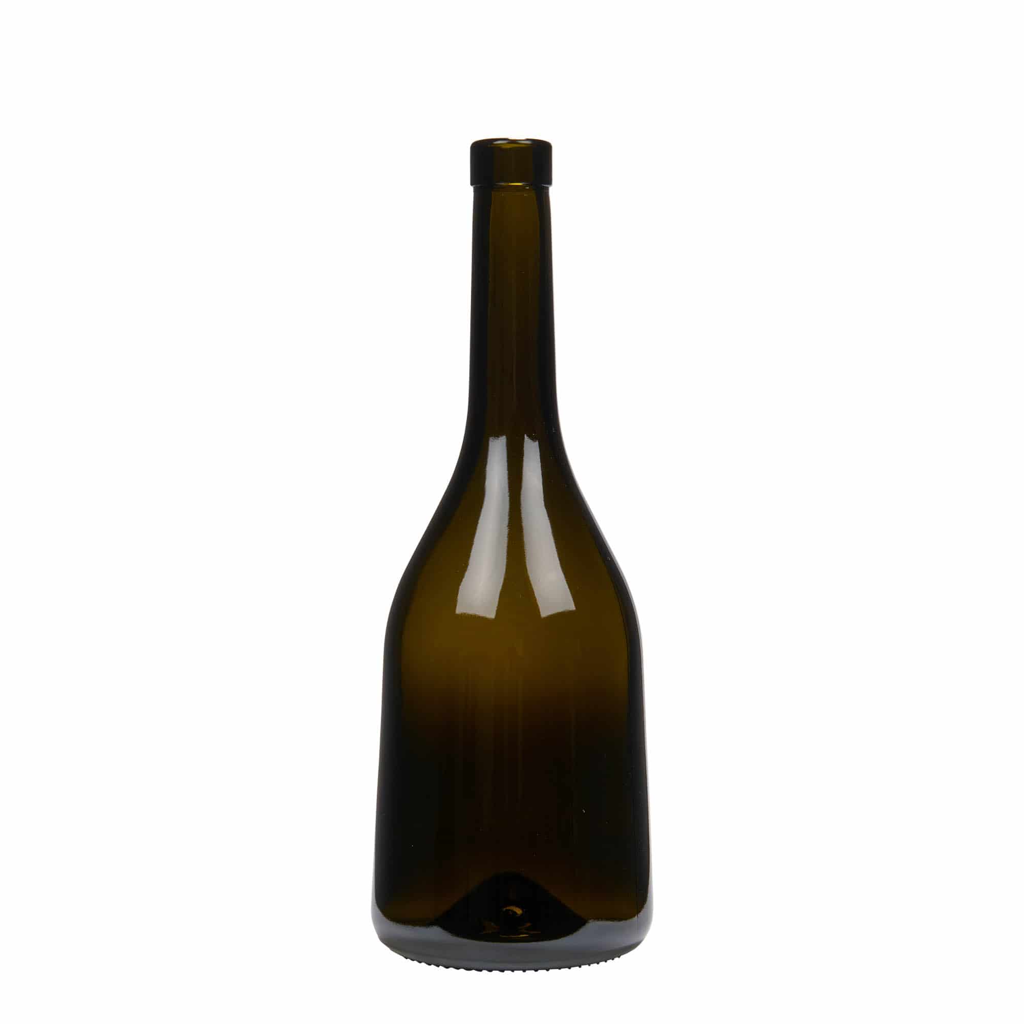 Bouteille en verre 750 ml 'Rustica', vert antique, bouchage: bouchon Bouteille en verre 750 ml 'Rustica', vert antique, bouchage: bouchon