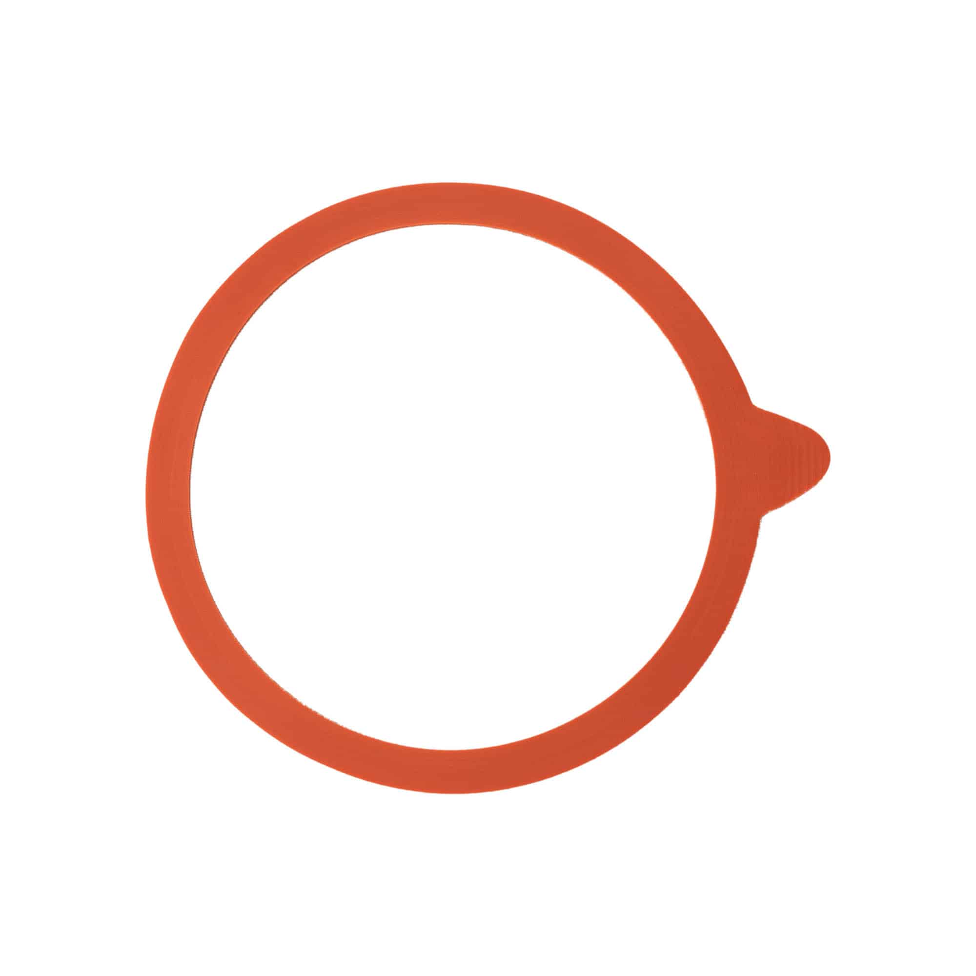 Anneau de stérilisation WECK RR100 #, rouge, ouverture : bord rond