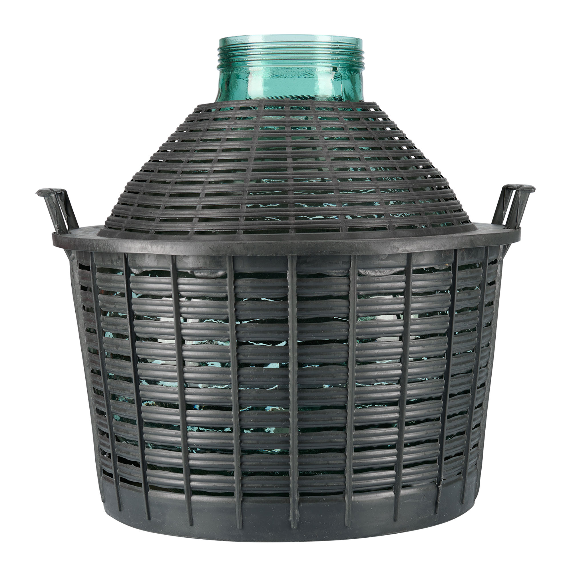 Bouteille ballon 25 l col large, verre, ouverture : bouchon à vis