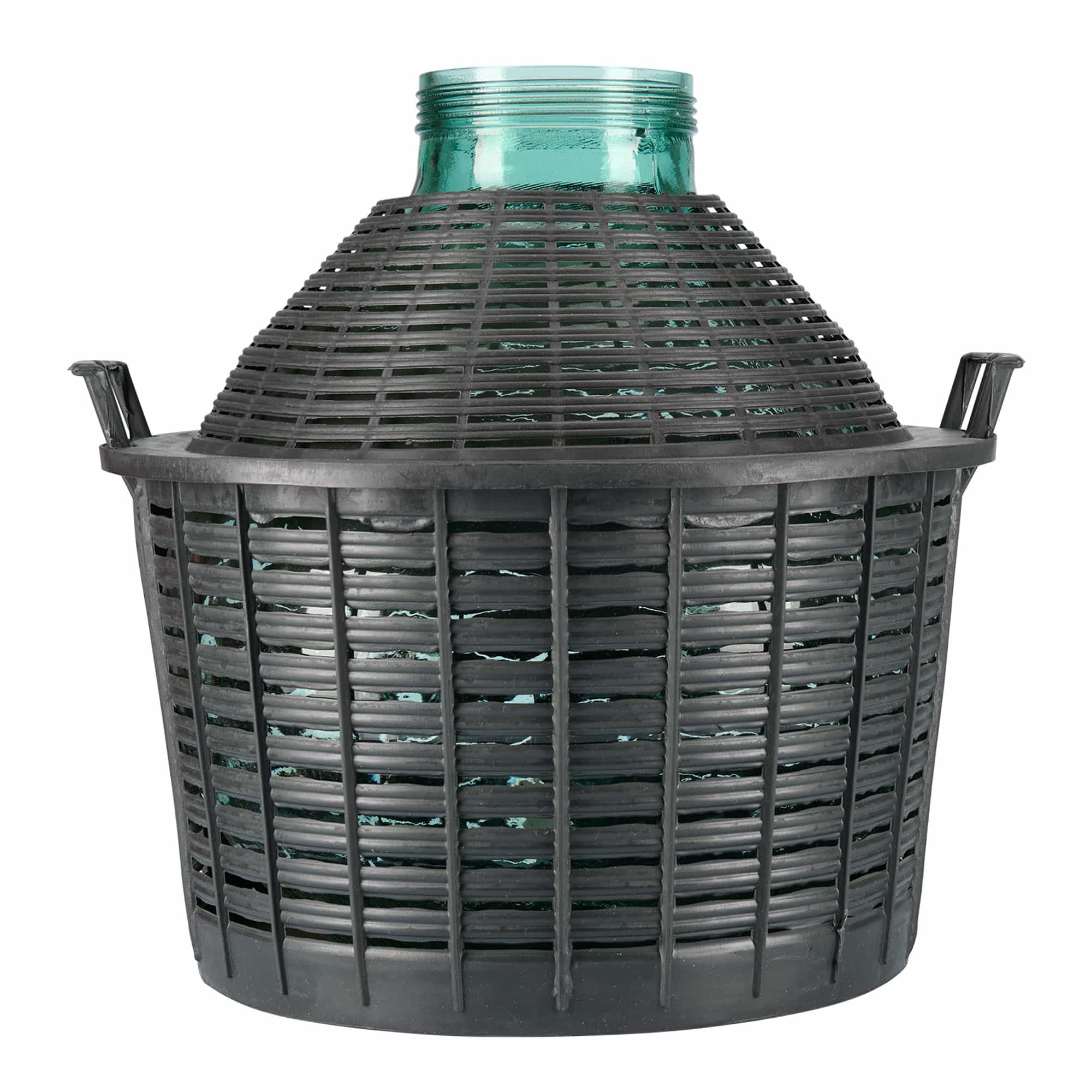 Bouteille ballon 25 l col large, verre, ouverture : bouchon à vis