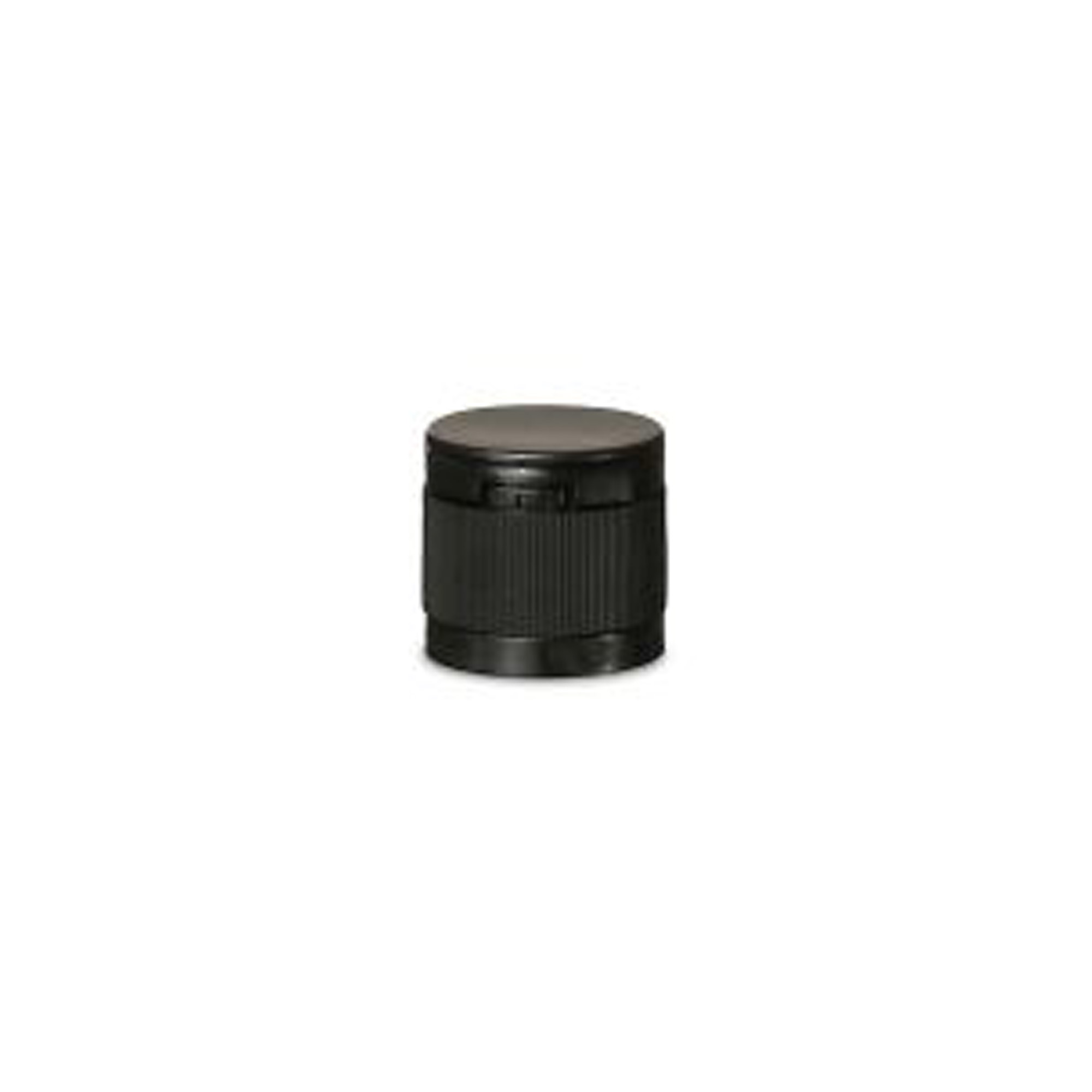 Bouchon à vis charnière rabattable, plastique PP, noir, pour embouchure : DIN 18