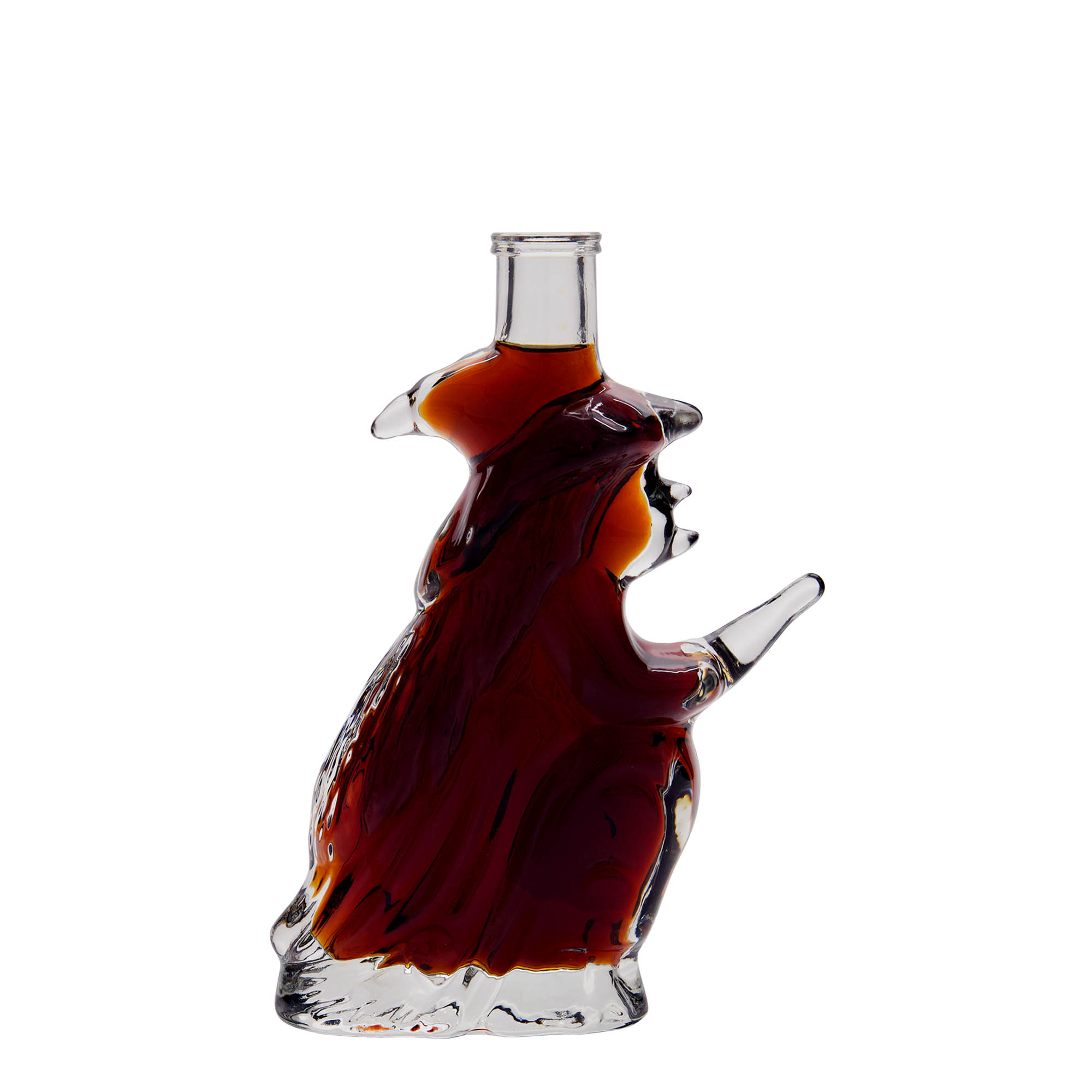 Bouteille en verre 200 ml « Hexe », ouverture : bouchon en liège