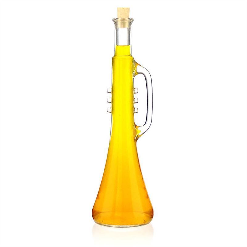 Bouteille en verre 500 ml « Trompette », ouverture : bouchon en liège Bouteille en verre 500 ml « Trompette », ouverture : bouchon en liège