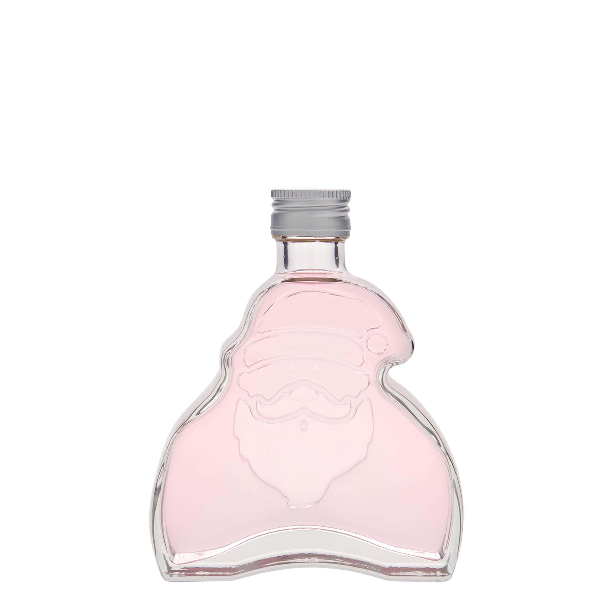 Bouteille en verre 200 ml « Père Noël », ouverture : PP 28