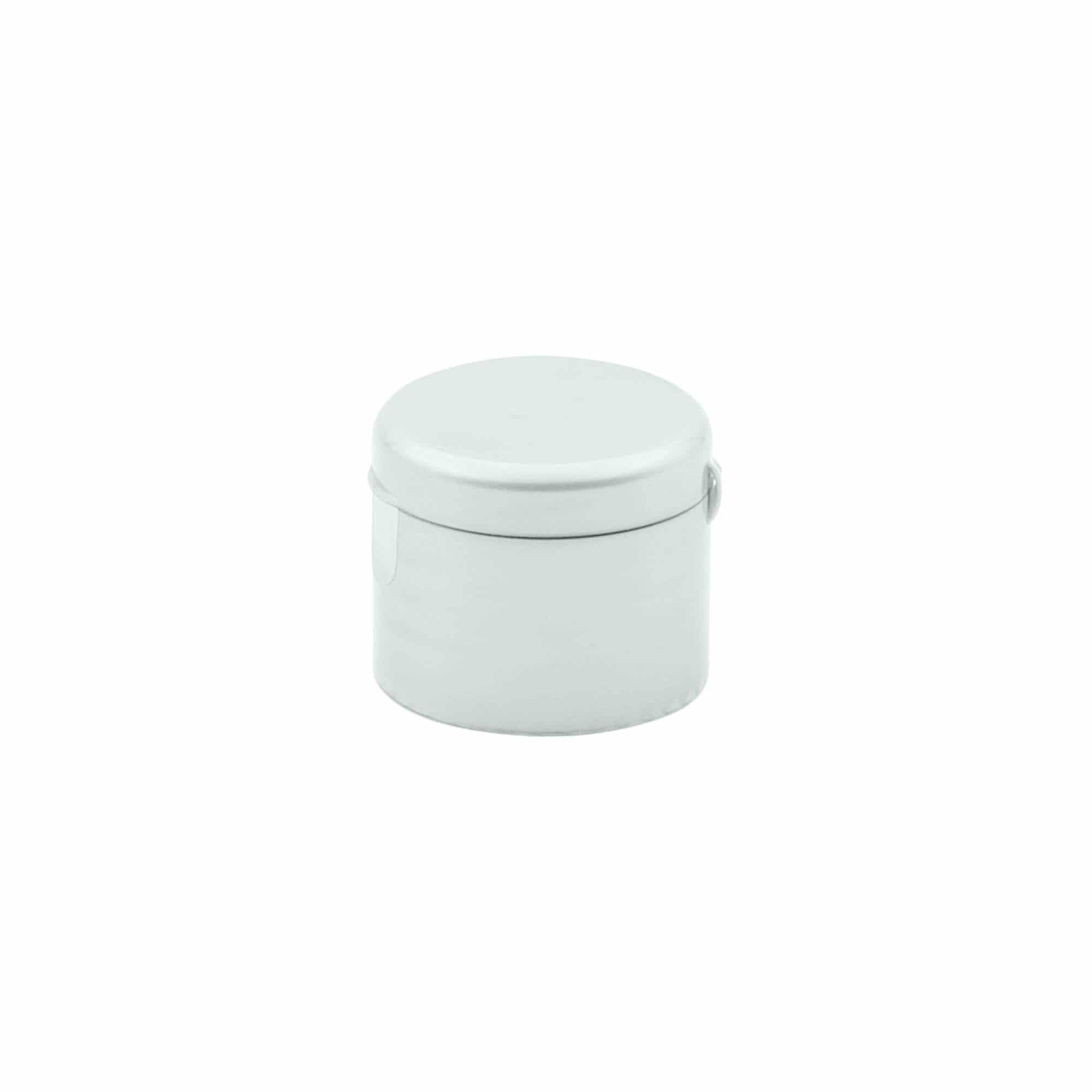 Bouchon à vis avec charnière à bascule, plastique PP, argent, pour ouverture : 24/410