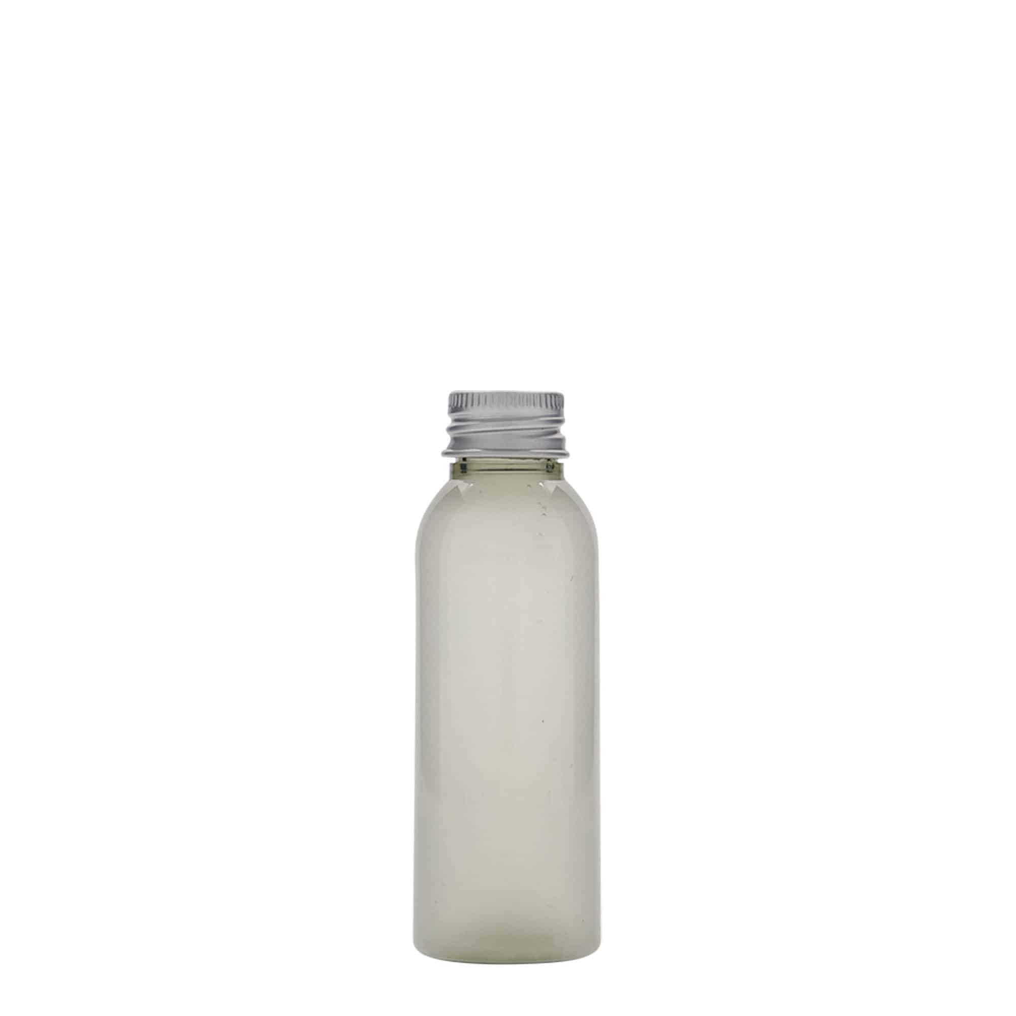 Bouteille en plastique recyclé 50 ml 'Pegasus', PCR, bouchage: 20/410