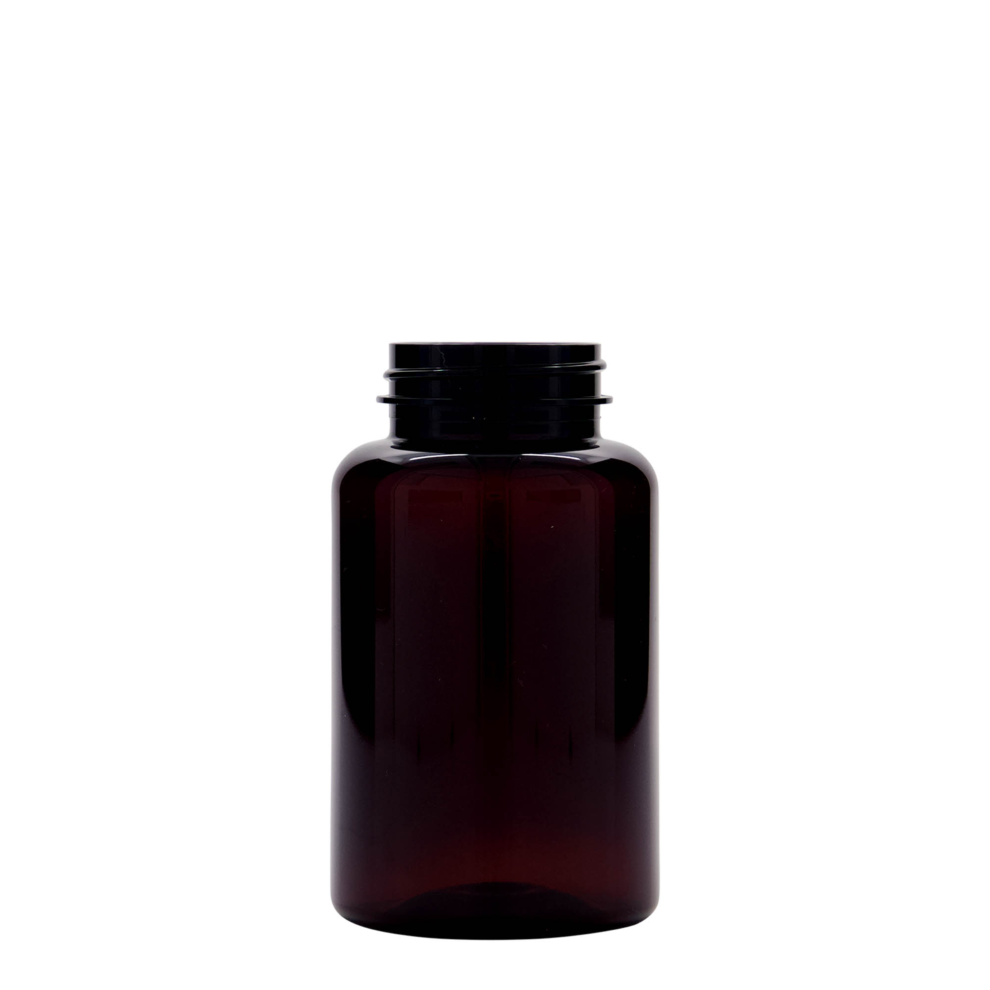 250 ml emballage PET, plastique, brun, ouverture : 45/400