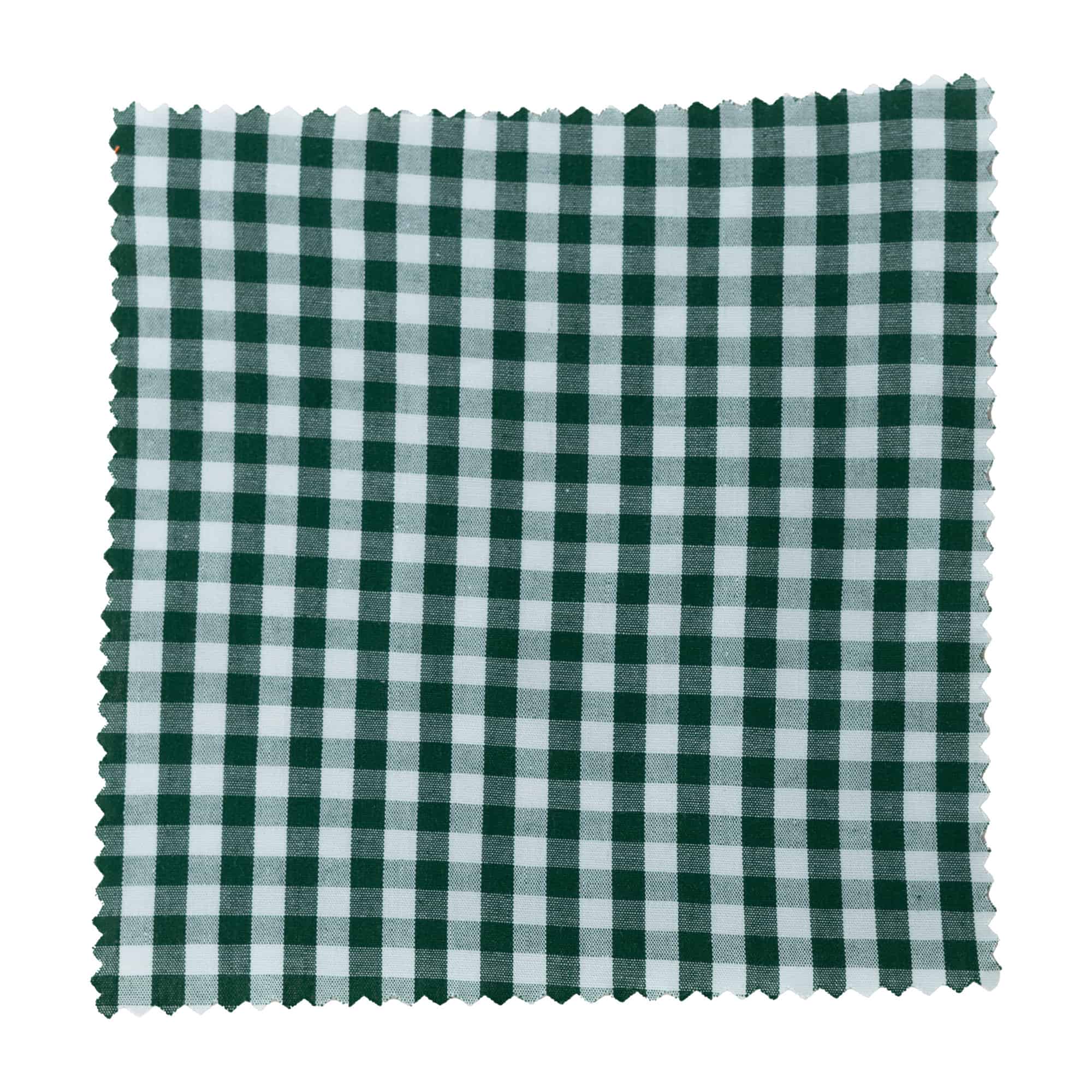 Carré en tissu à carreaux 15x15, textile, vert foncé, ouverture : TO58-TO82