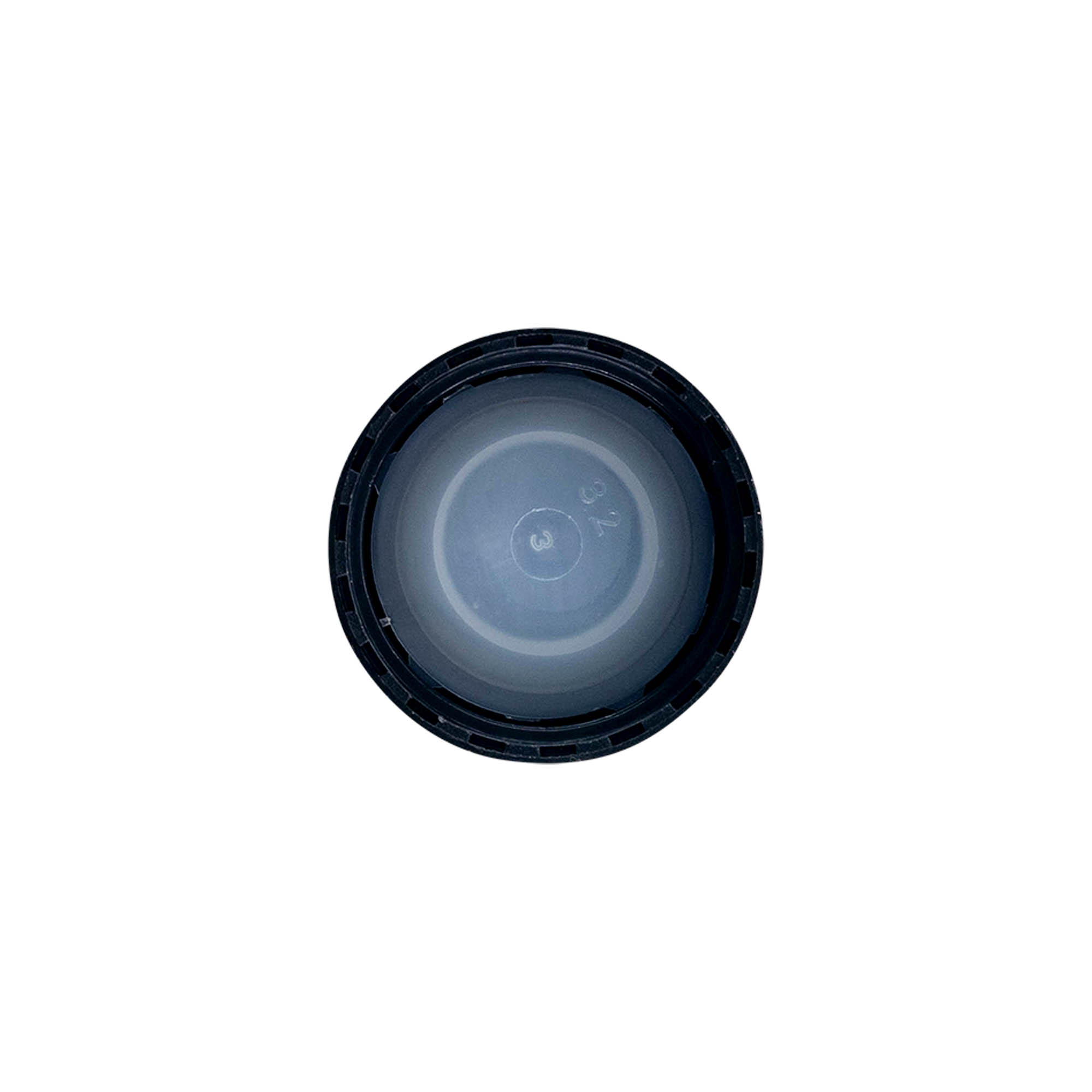 Bouchon à vis, plastique PP, noir, pour ouverture : DIN 32