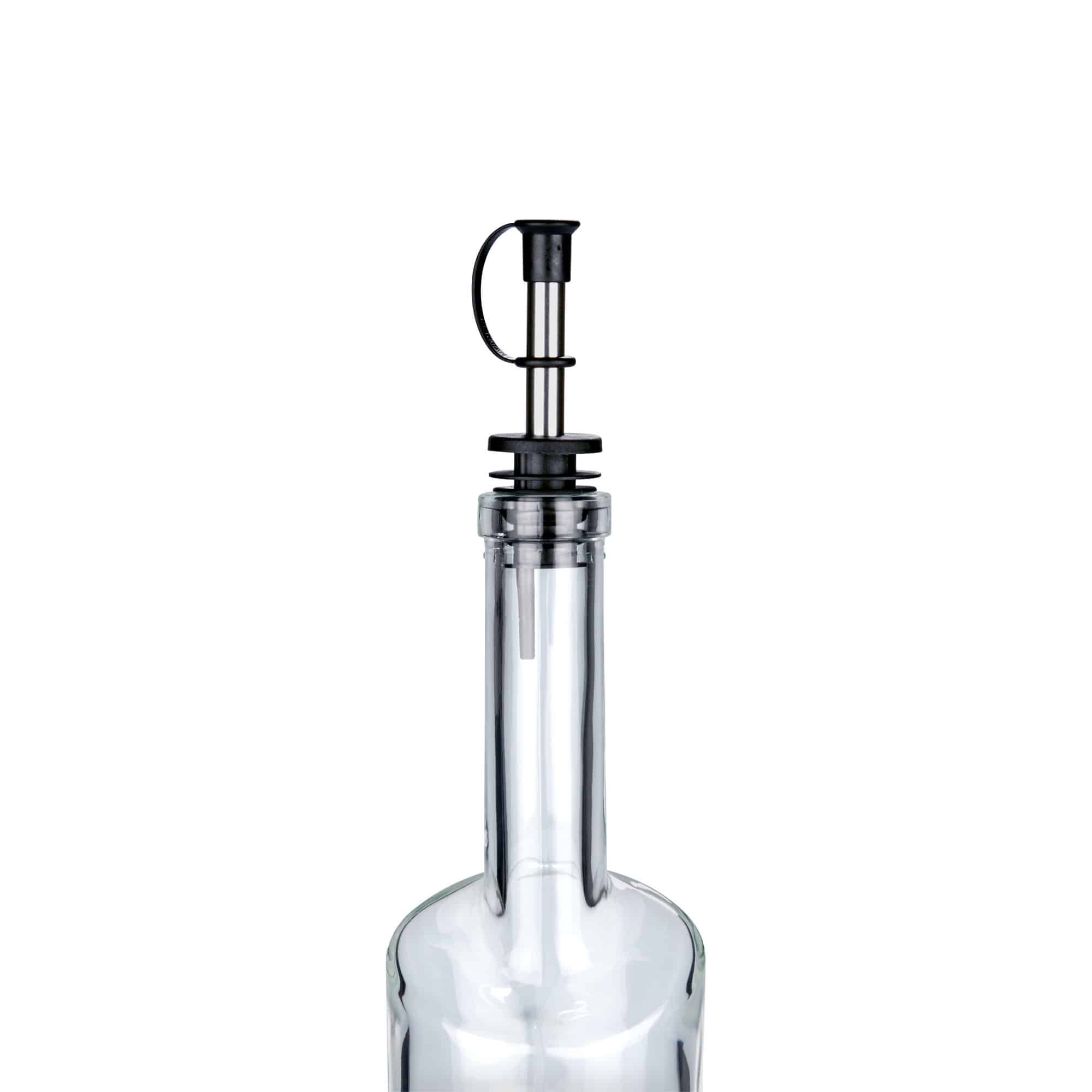 Bec verseur Inox avec bouchon, acier inoxydable, argenté