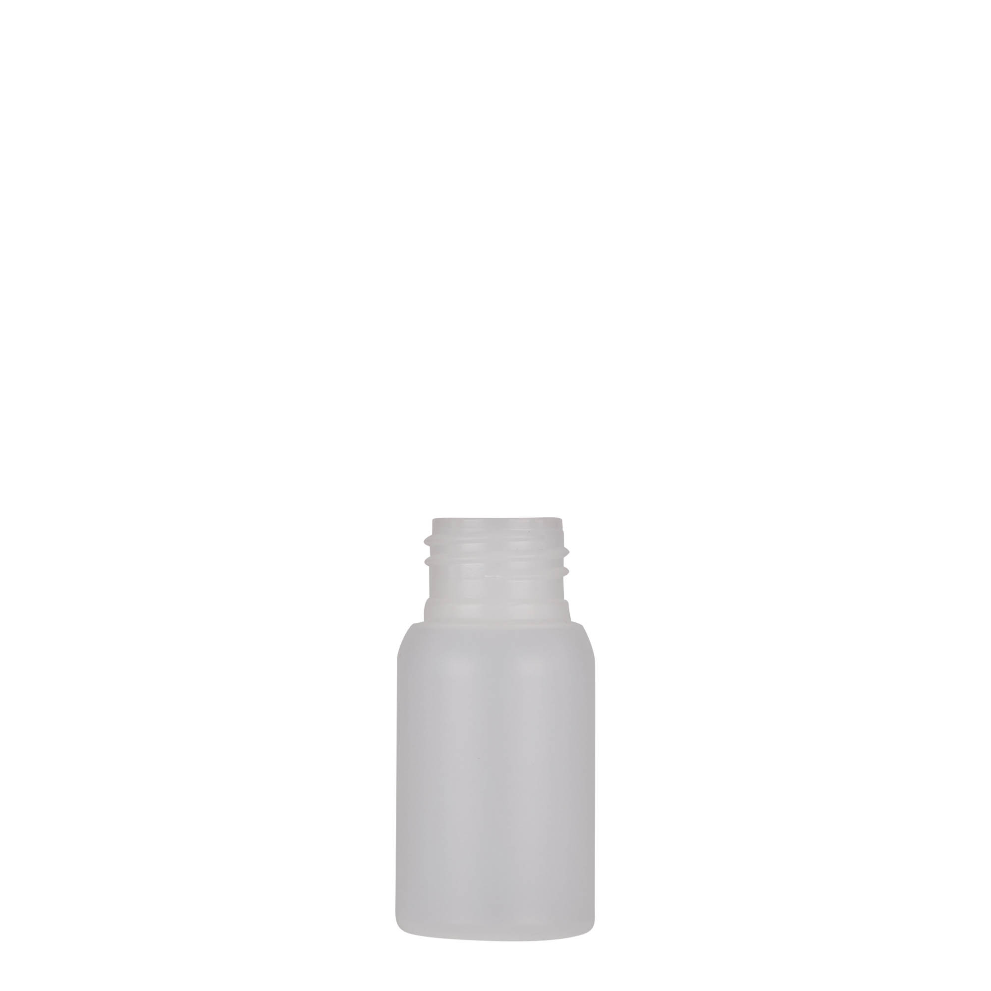 Flacon en plastique 30 ml 'Tuffy', HDPE, naturel, ouverture : 24/410 Flacon en plastique 30 ml 'Tuffy', HDPE, naturel, ouverture : 24/410