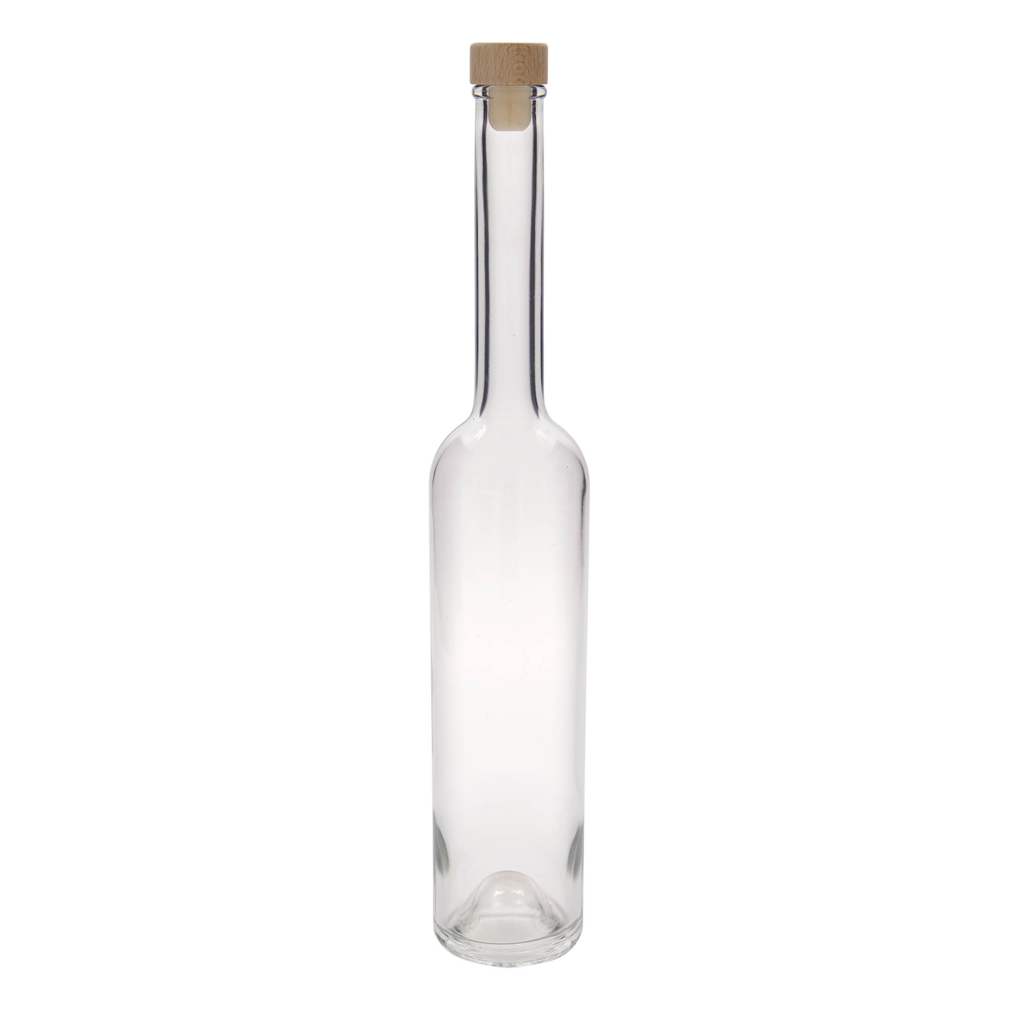 Bouteille en verre 500 ml 'Platina', ouverture : bouchon en liège