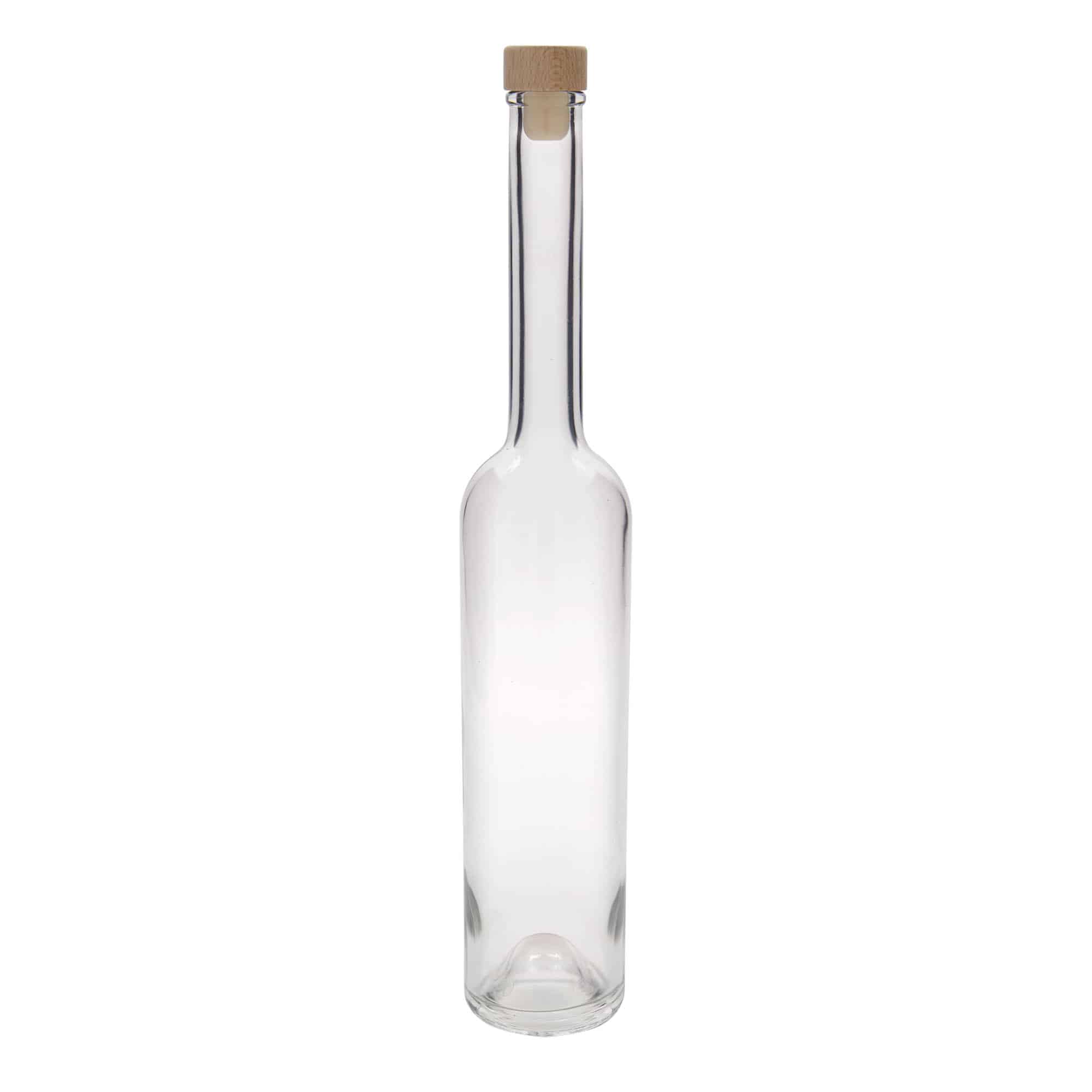 Bouteille en verre 500 ml 'Platina', ouverture : bouchon en liège