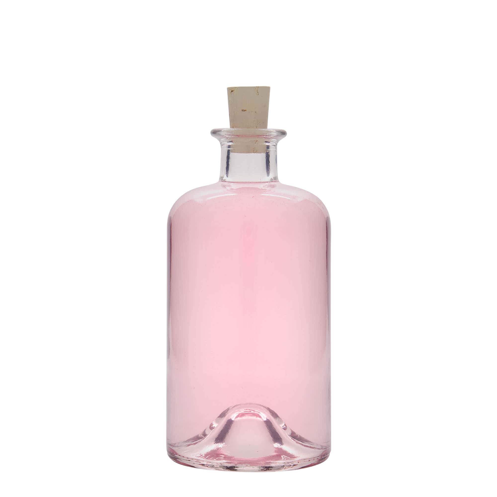 Bouteille en verre de 500 ml Apothicaire 'Docteur', ouverture : bouchon en liège