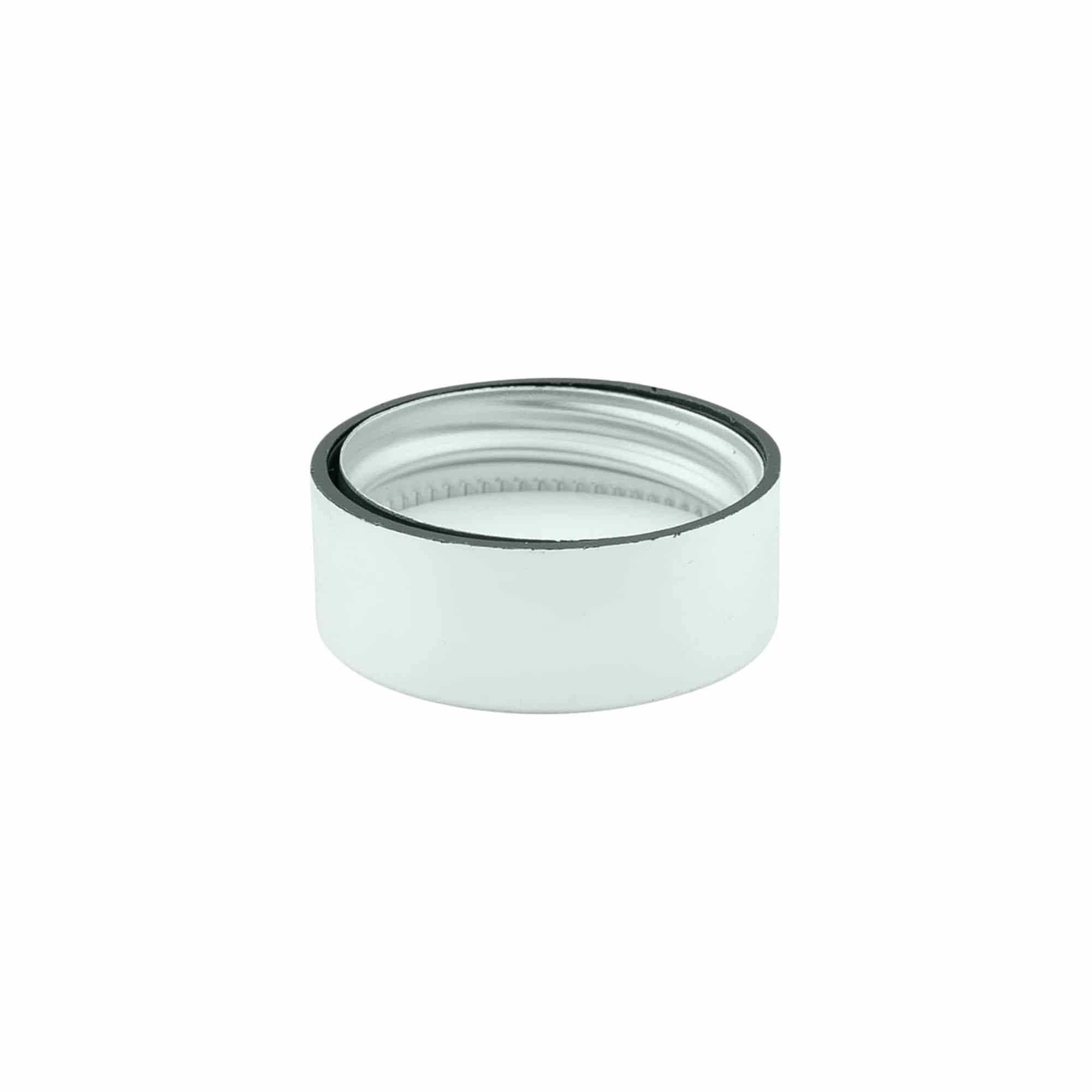 Bouchon à vis, plastique ABS, argenté, pour ouverture : GPI 33/400 Bouchon à vis, plastique ABS, argenté, pour ouverture : GPI 33/400