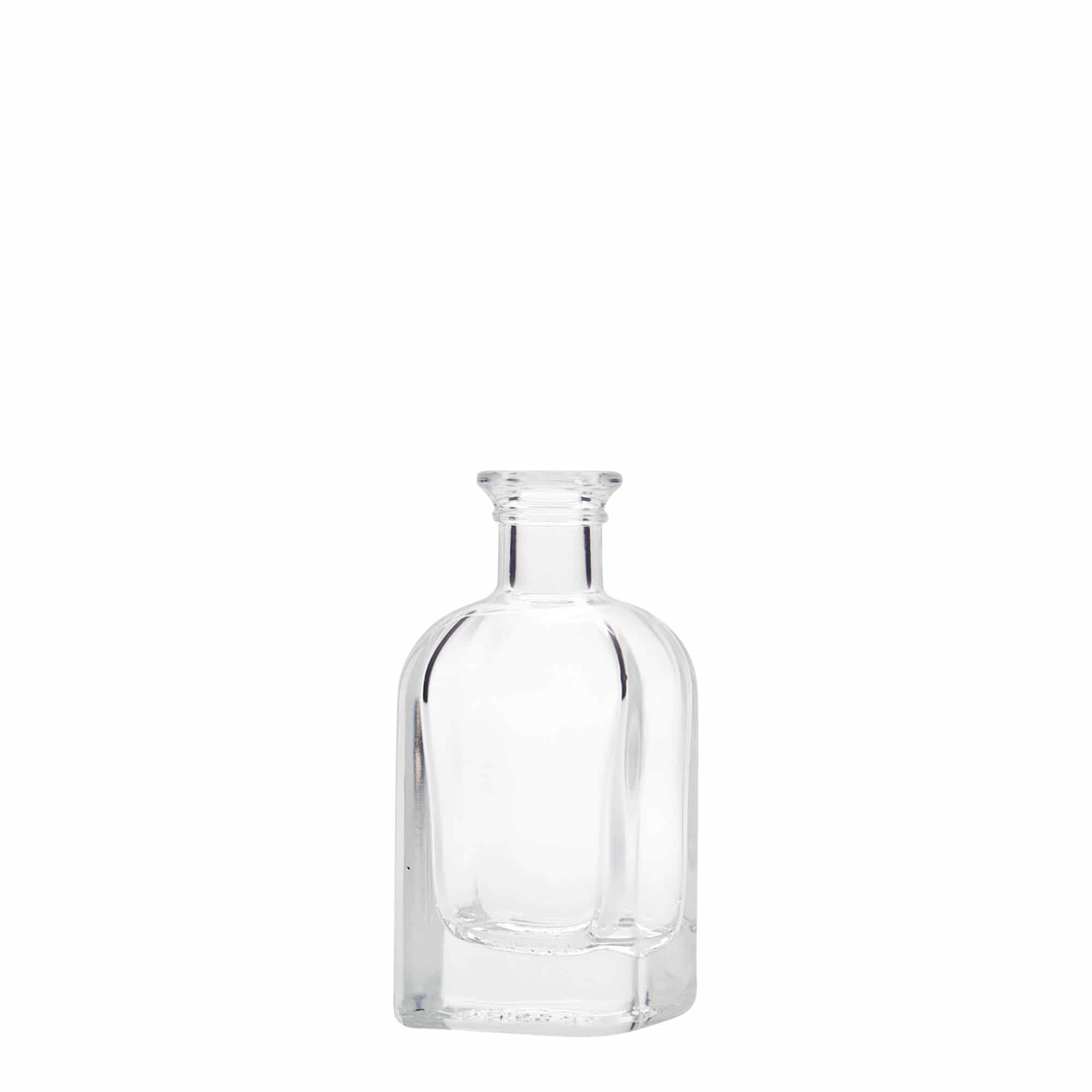 Flacon en verre 40 ml Apotheker Carré, carré, ouverture : bouchon en liège
