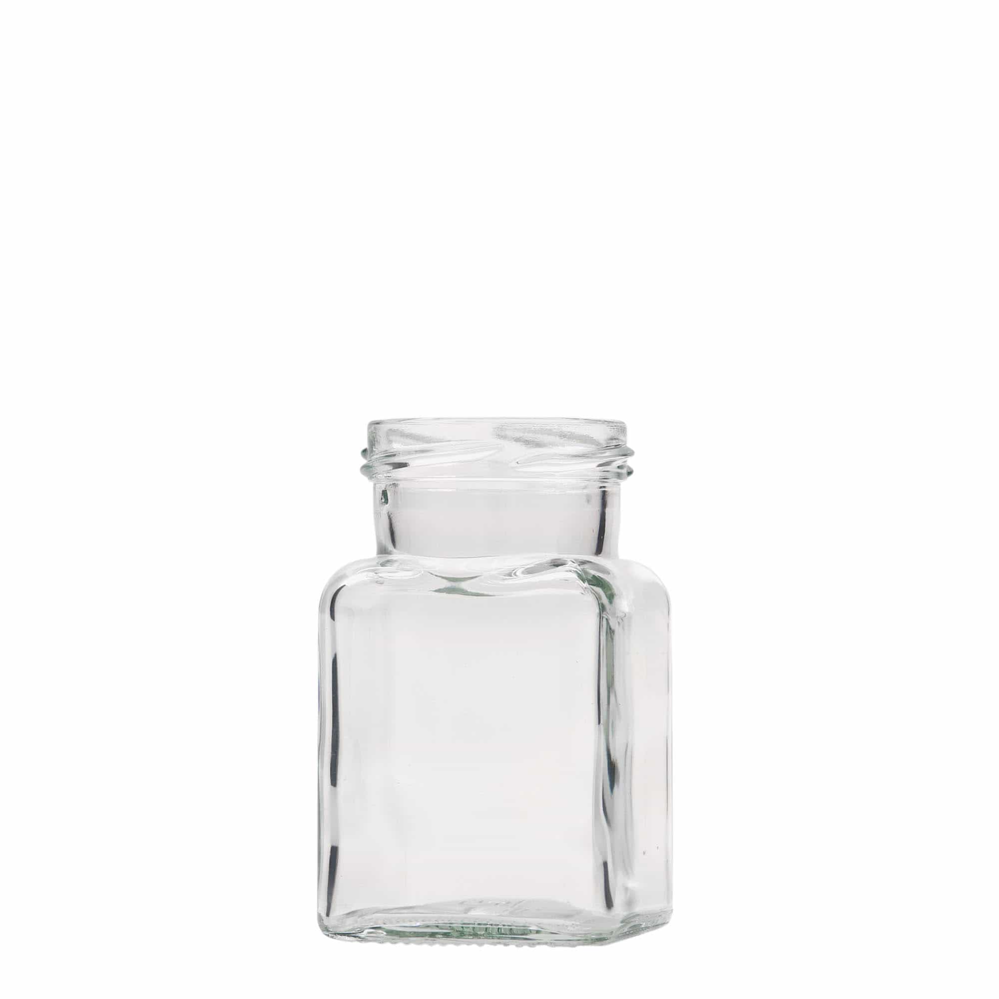 150 ml verre carré, ouverture : Twist-Off (TO 53) 150 ml verre carré, ouverture : Twist-Off (TO 53)