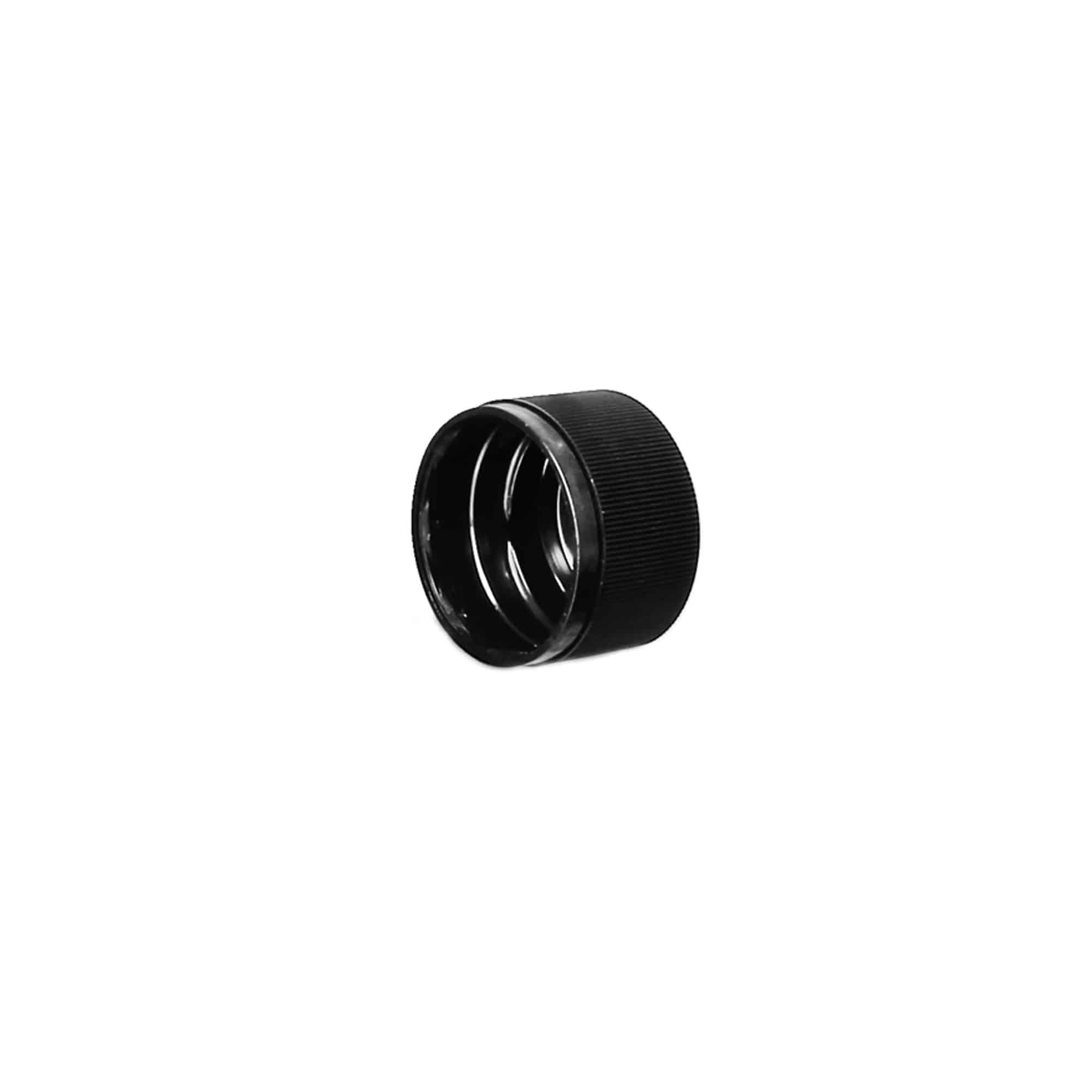 Bouchon à vis Variante A, plastique PP, noir, pour ouverture : PP 28