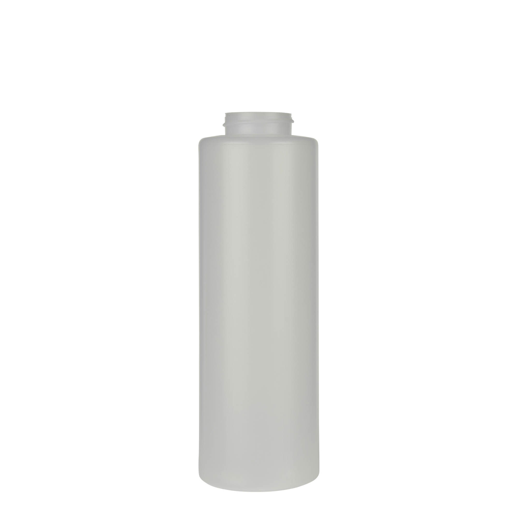 Bouteille à sauce 500 ml, plastique LDPE, naturel, ouverture : 38/400 Bouteille à sauce 500 ml, plastique LDPE, naturel, ouverture : 38/400