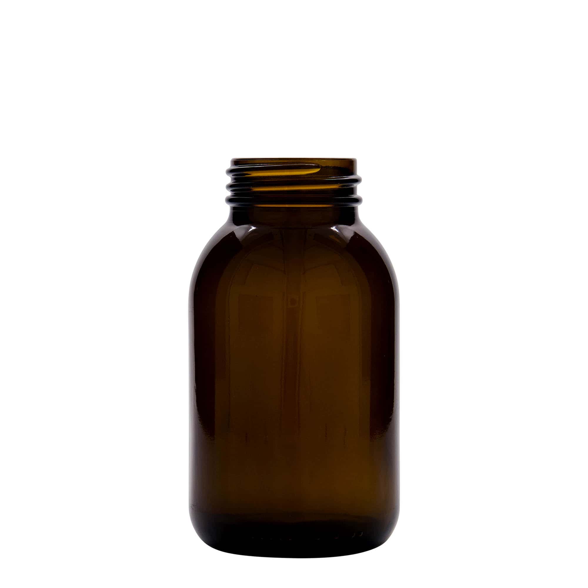 Bocal à col large 500 ml, brun, bouchage: DIN 55 Bocal à col large 500 ml, brun, bouchage: DIN 55