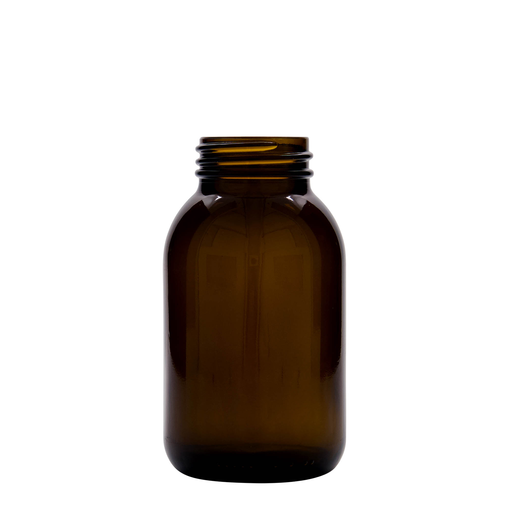 500 ml flacon à col large, brun, ouverture : DIN 55
